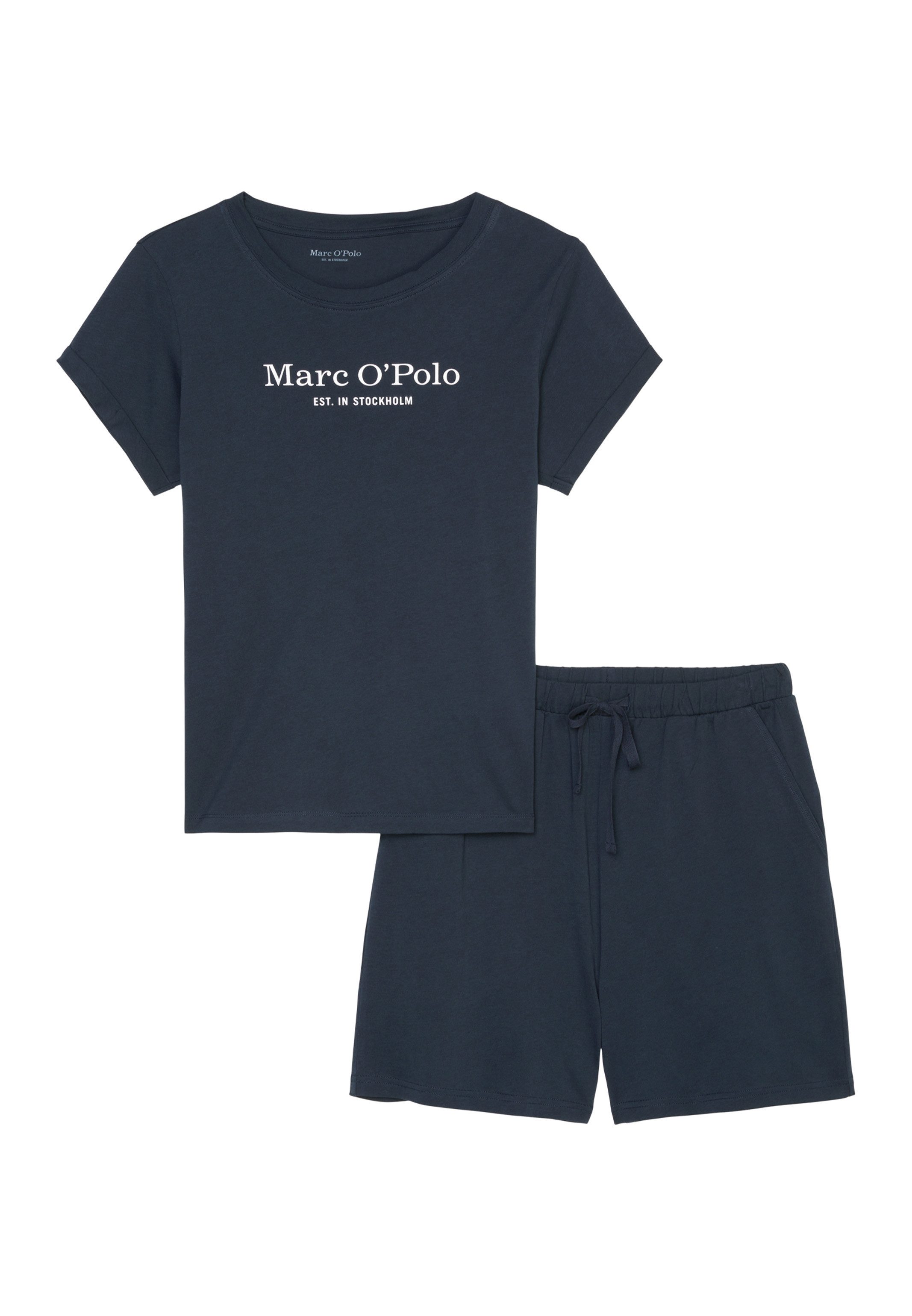 Marc O'Polo Pyjama Organic Cotton (Set, 2 tlg) Schlafanzug - Baumwolle - At günstig online kaufen