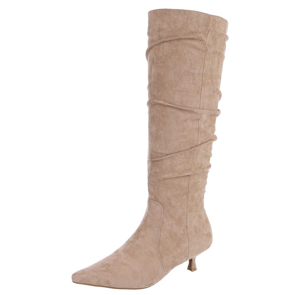 Ital-Design Elegante Stiefel mit Raffung für günstig online kaufen