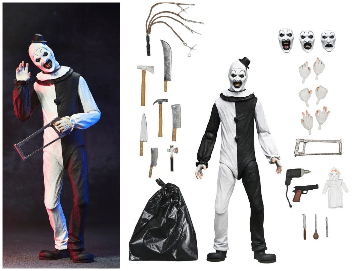 NECA Actionfigur NECA Terrifier Ultimate Art the Clown 17 cm Actionfigur