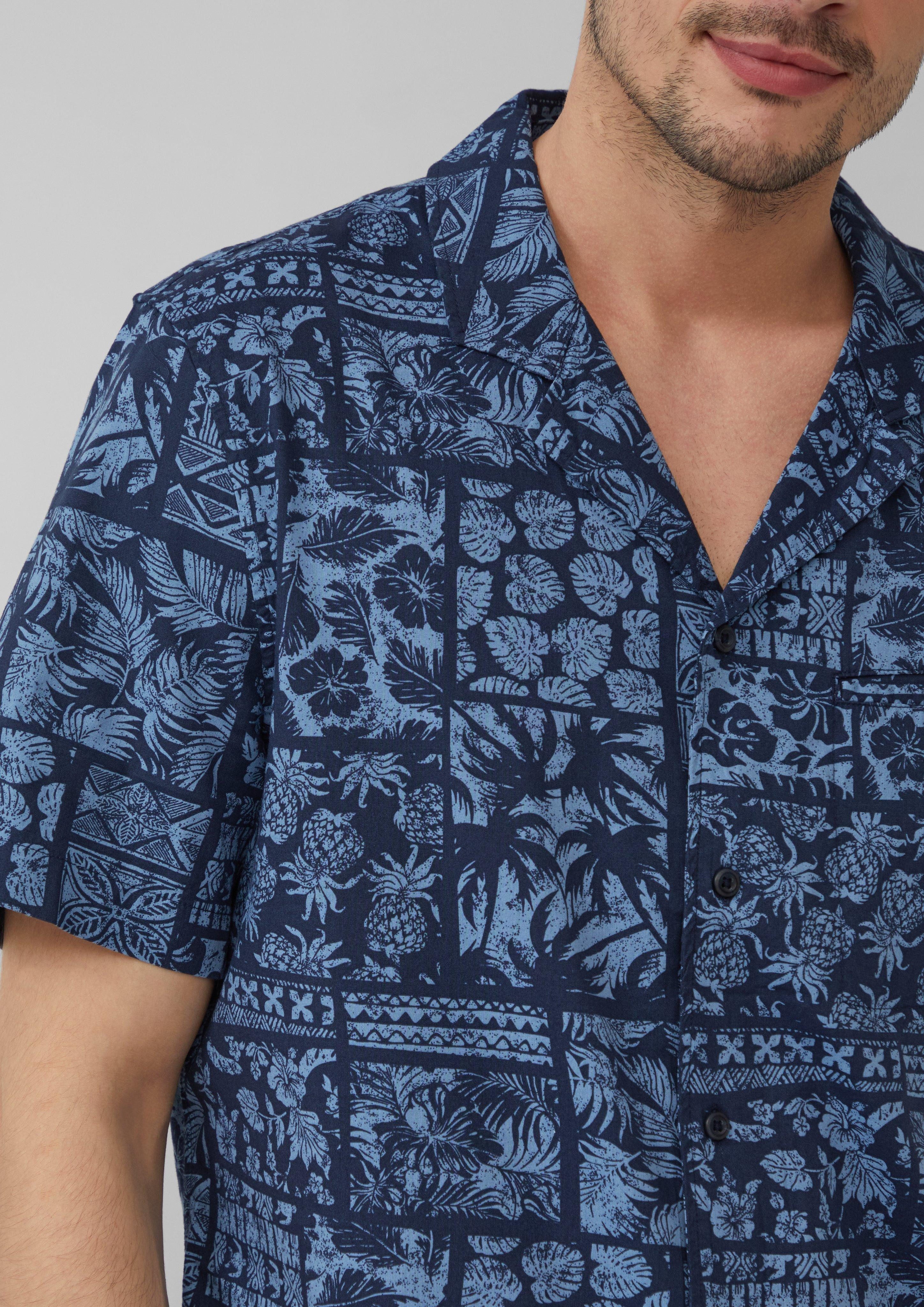 s.Oliver Kurzarmhemd Resort Fit: Kurzarmhemd aus günstig online kaufen