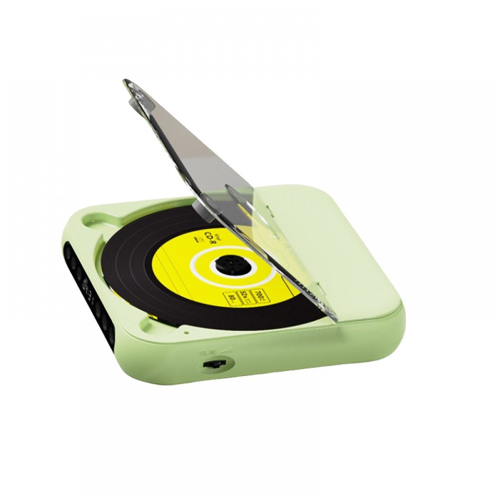 BBWL Bluetooth CD-Player 5.3 tragbar mit Kopfhörer, HIFI-Sound tragbarer CD-Player (Kopfhöreranschluss, Lautsprecher und U-Disk Wiedergabe)