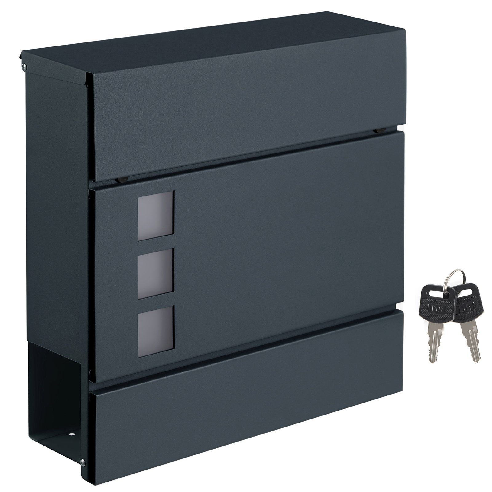 SONGMICS Briefkasten GMB052G01, Wandbriefkasten, modern, abschließbar, günstig online kaufen
