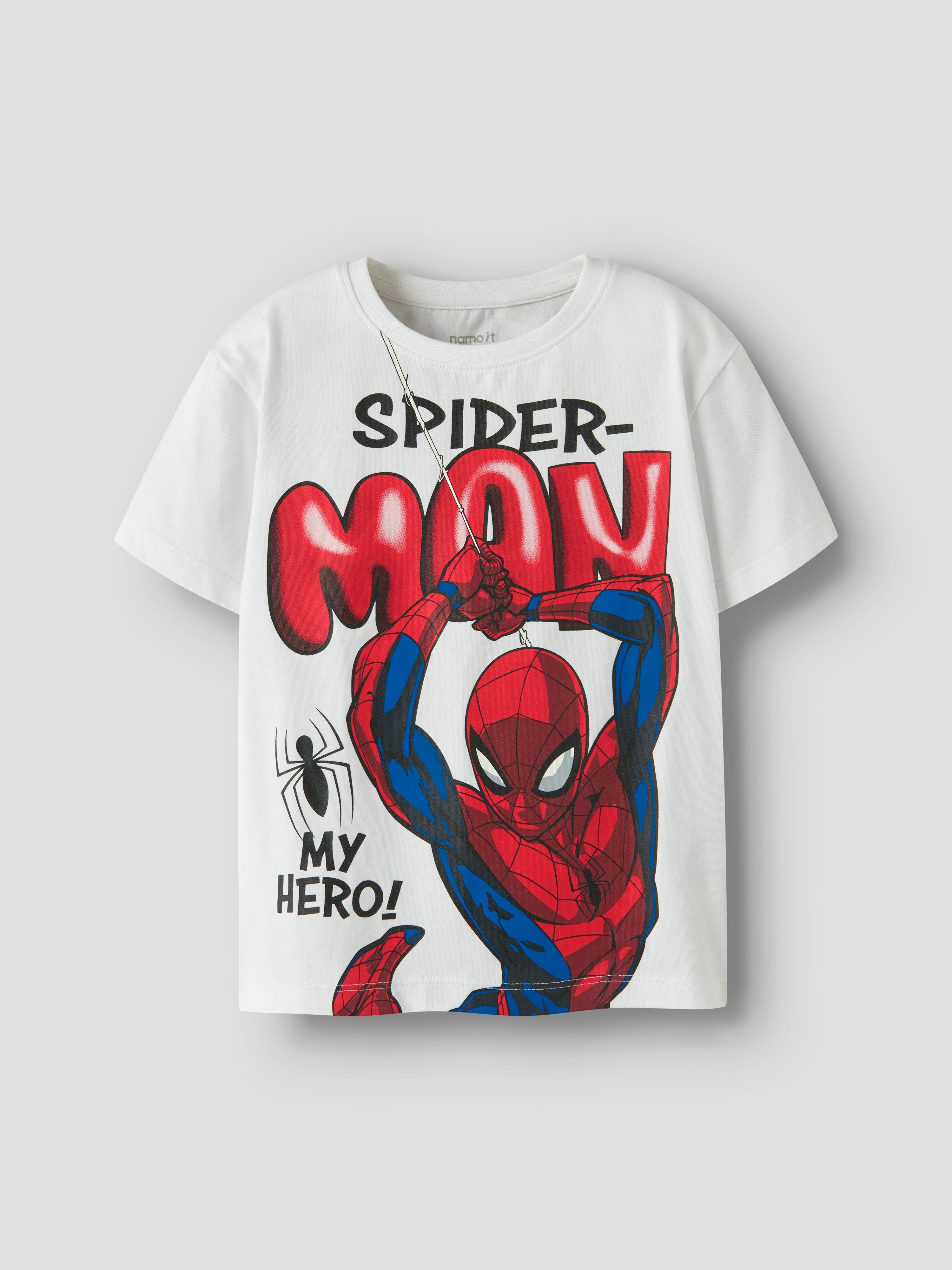 Name It Kurzarmshirt NMMMARVIN SPIDER SS NREG TOP NOOS MAR Baumwollmischung, Spider-Man Druck