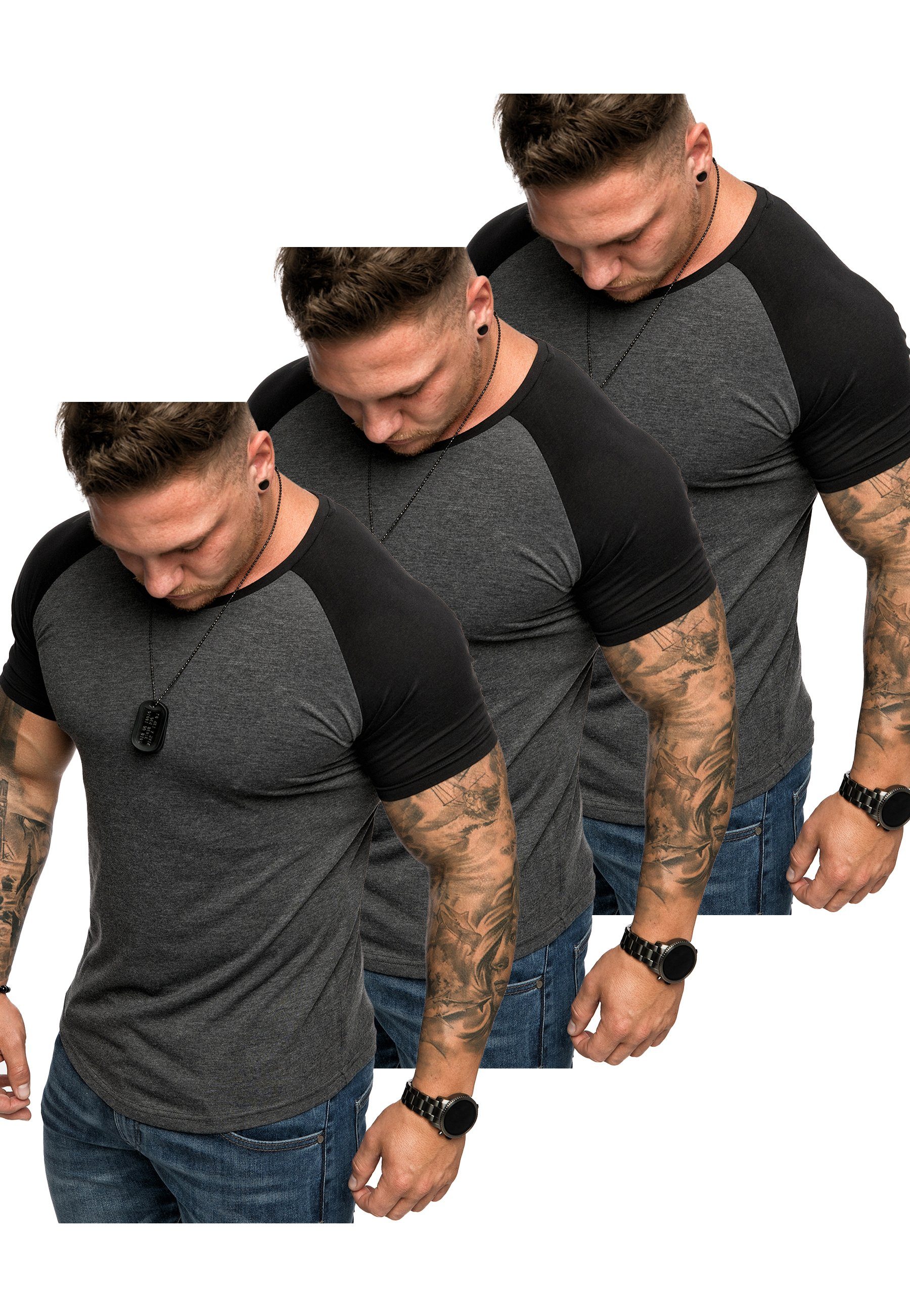 Amaci&Sons T-Shirt 3. OMAHA 3er-Pack T-Shirts günstig online kaufen