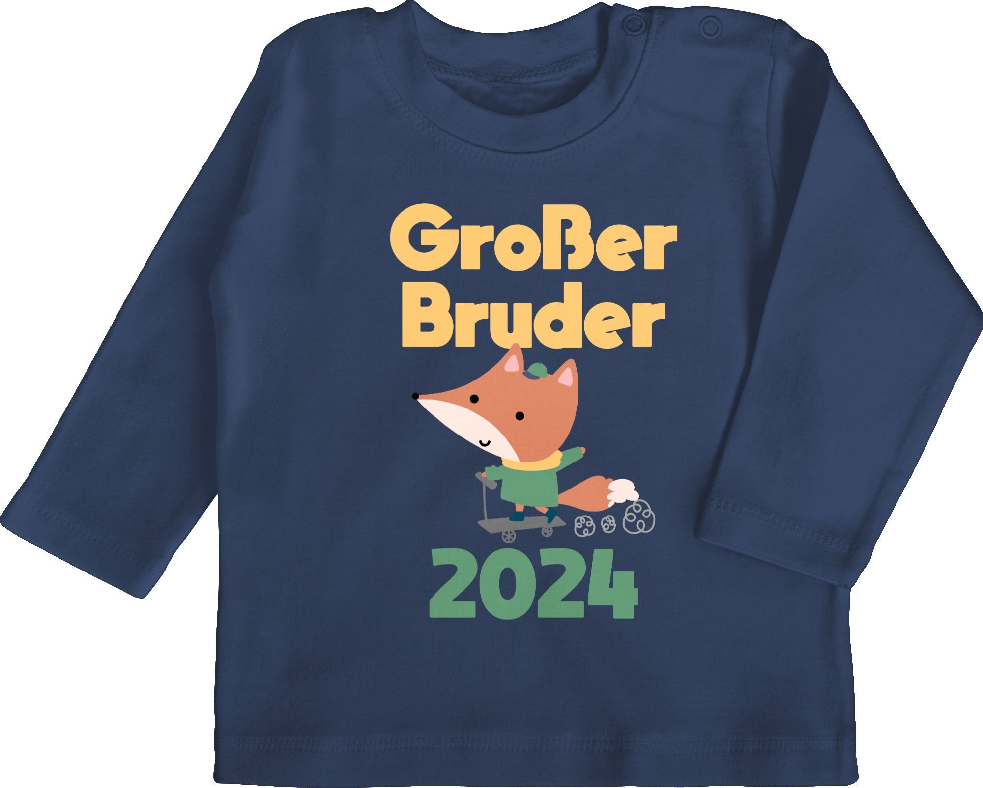 Shirtracer T-Shirt Großer Bruder Fuchs 2024 Großer Bruder