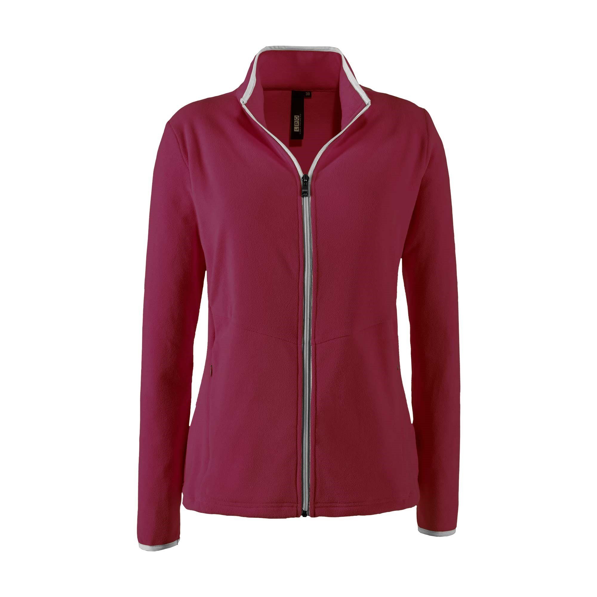 III Fleecejacke DECORAH Optik weiche in DEPROC traditioneller Fleecejacke Active weinrot WOMEN