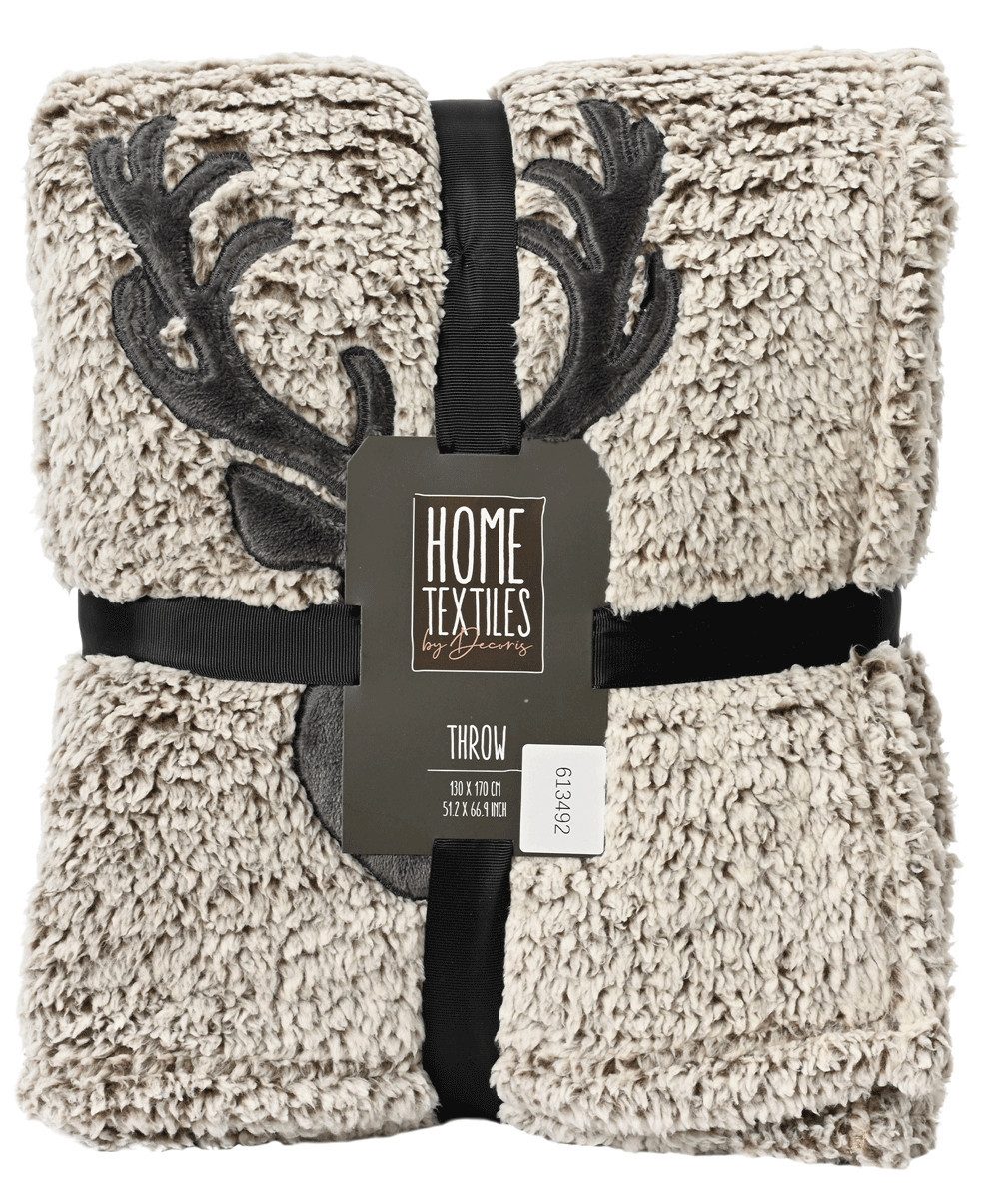 Wohndecke Kuscheldecke Hirsch, GILDE günstig online kaufen