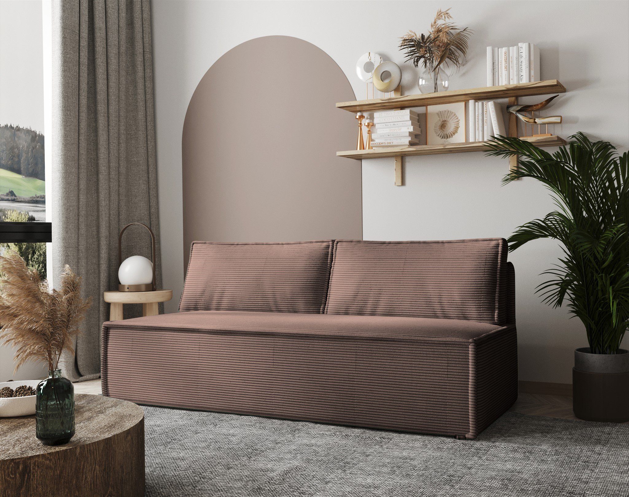 Fun Möbel Schlafsofa Sofa Designersofa EMMA günstig online kaufen