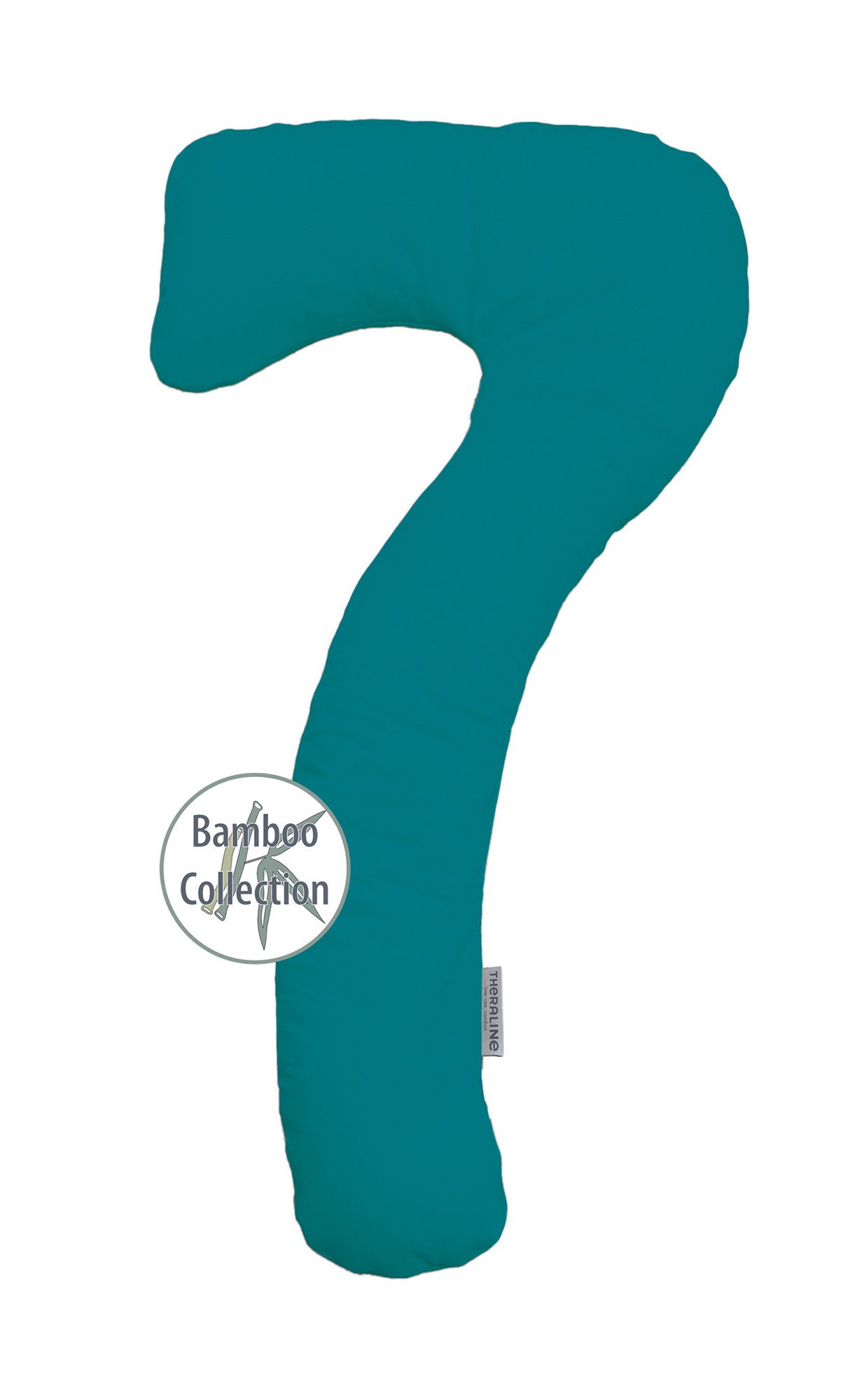 Theraline Stillkissen Bezug Bamboo für my7 Schlaf- & Stillkissen Petrol