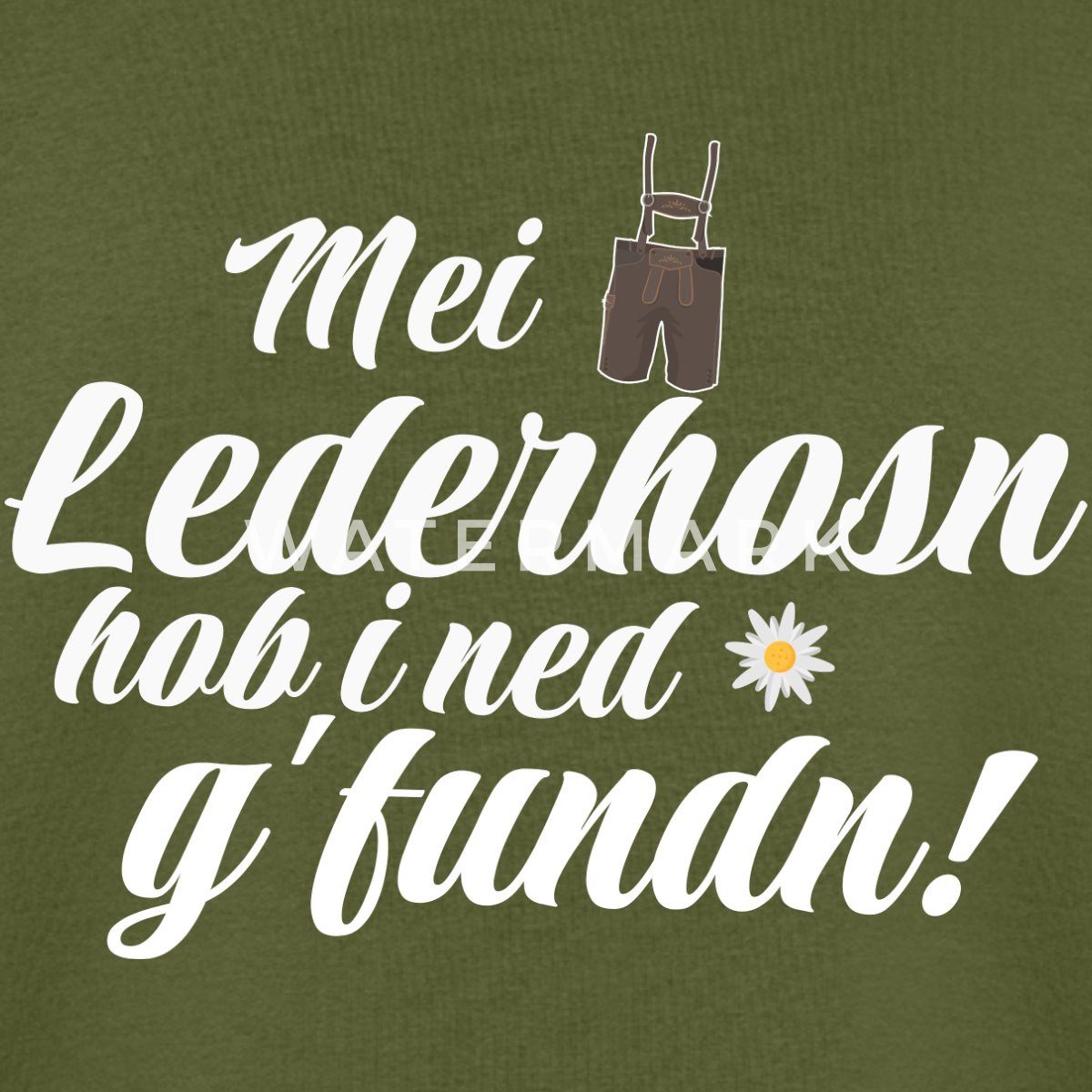 Spreadshirt Sweatshirt Bayern Lederhose Ersatz Volksfest Trachtenshirt Herren Premium Pullove (1-tlg)