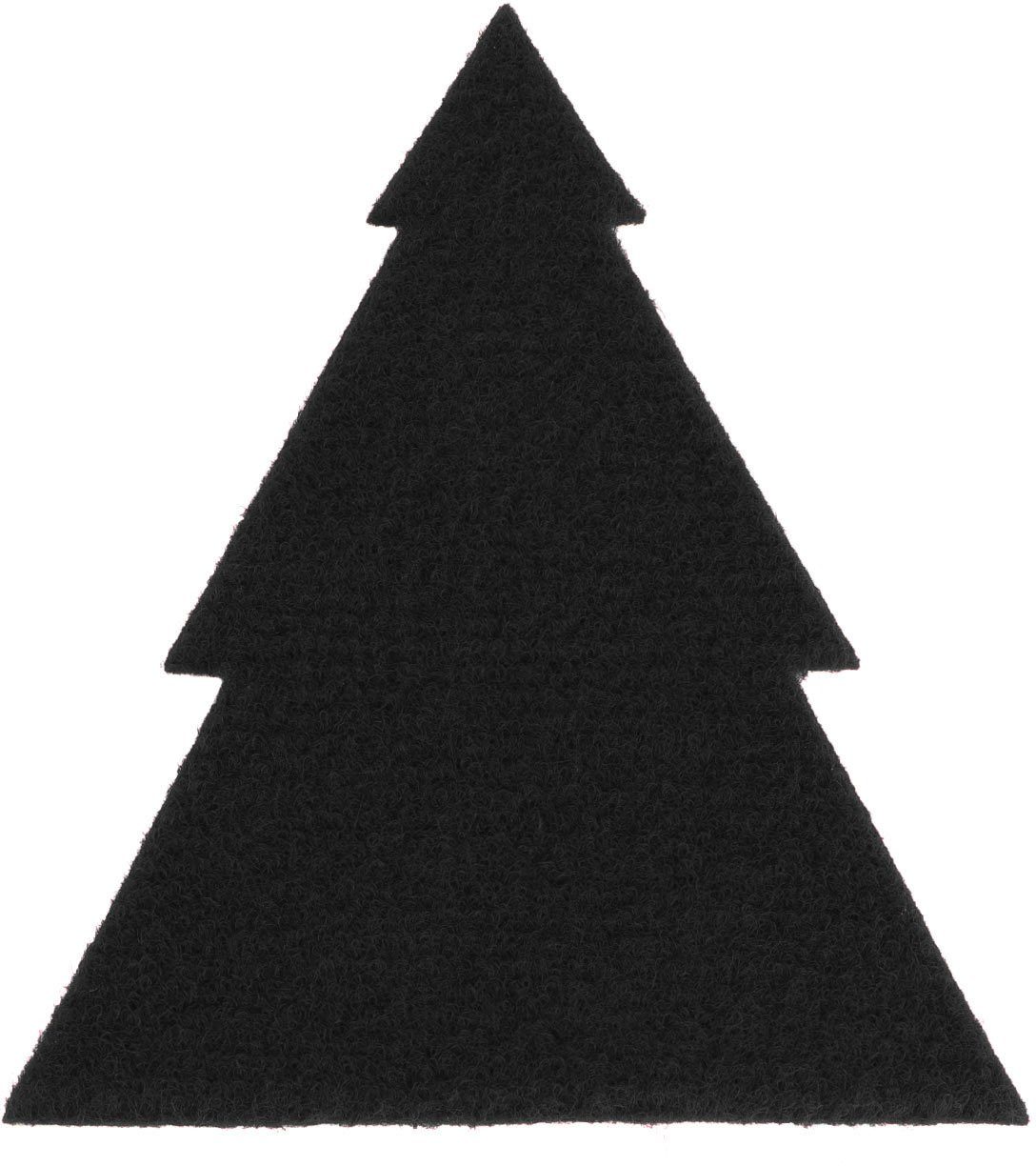 in Textil, 6-St), oder als Weihnachtsdeko, Untersetzer Primaflor-Ideen Tischdeko Besteckunterlage, Tannenbaum, ideal Platzset, (Set,