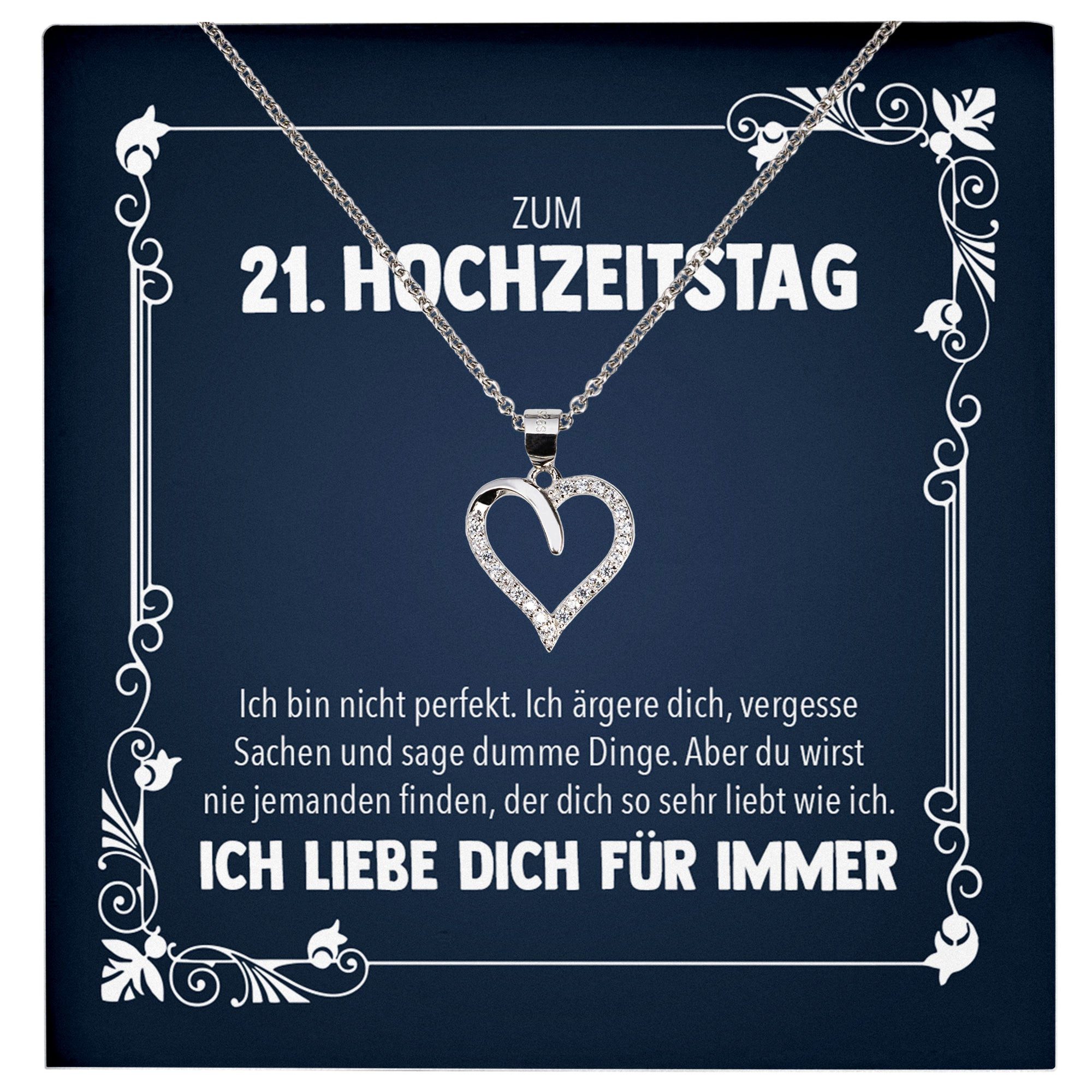 22Feels Schmuckset Ehefrau Zum 21. Hochzeitstag günstig online kaufen