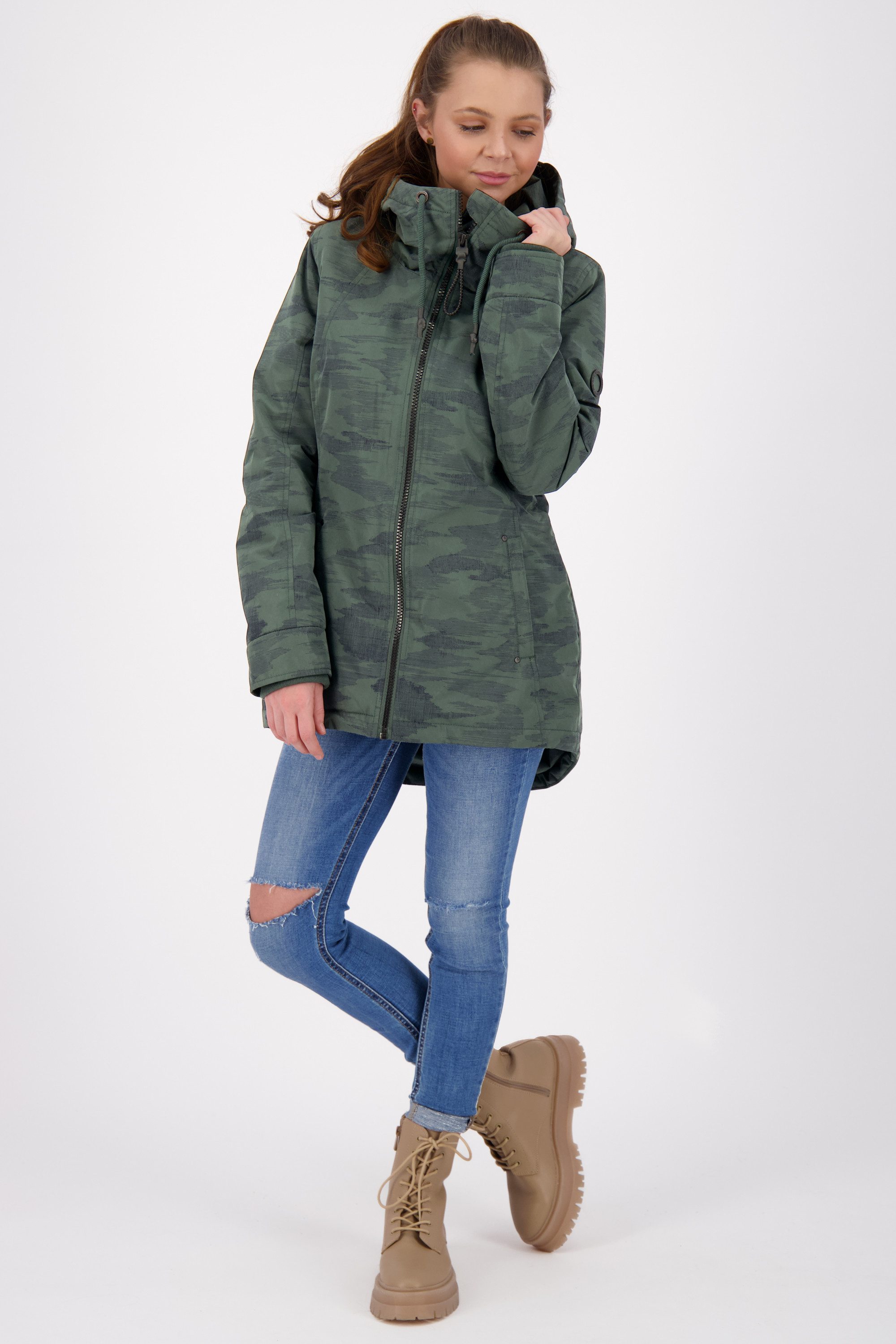 Alife & Kickin Funktionsjacke LilouAK CS Jacket WOMEN mit modischem Alloverprint