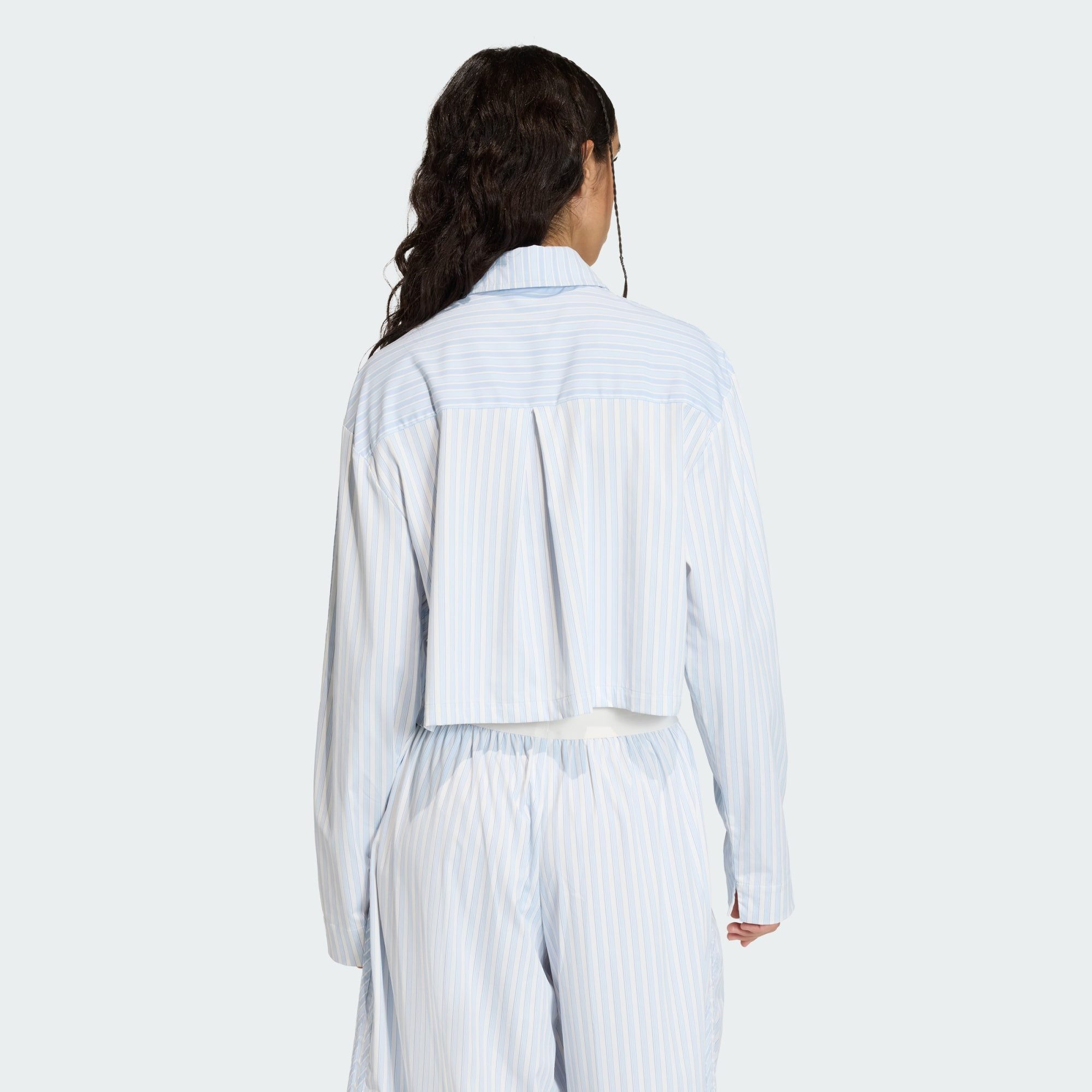 adidas Originals Langarmshirt POPLIN HEMD (1-tlg) günstig online kaufen