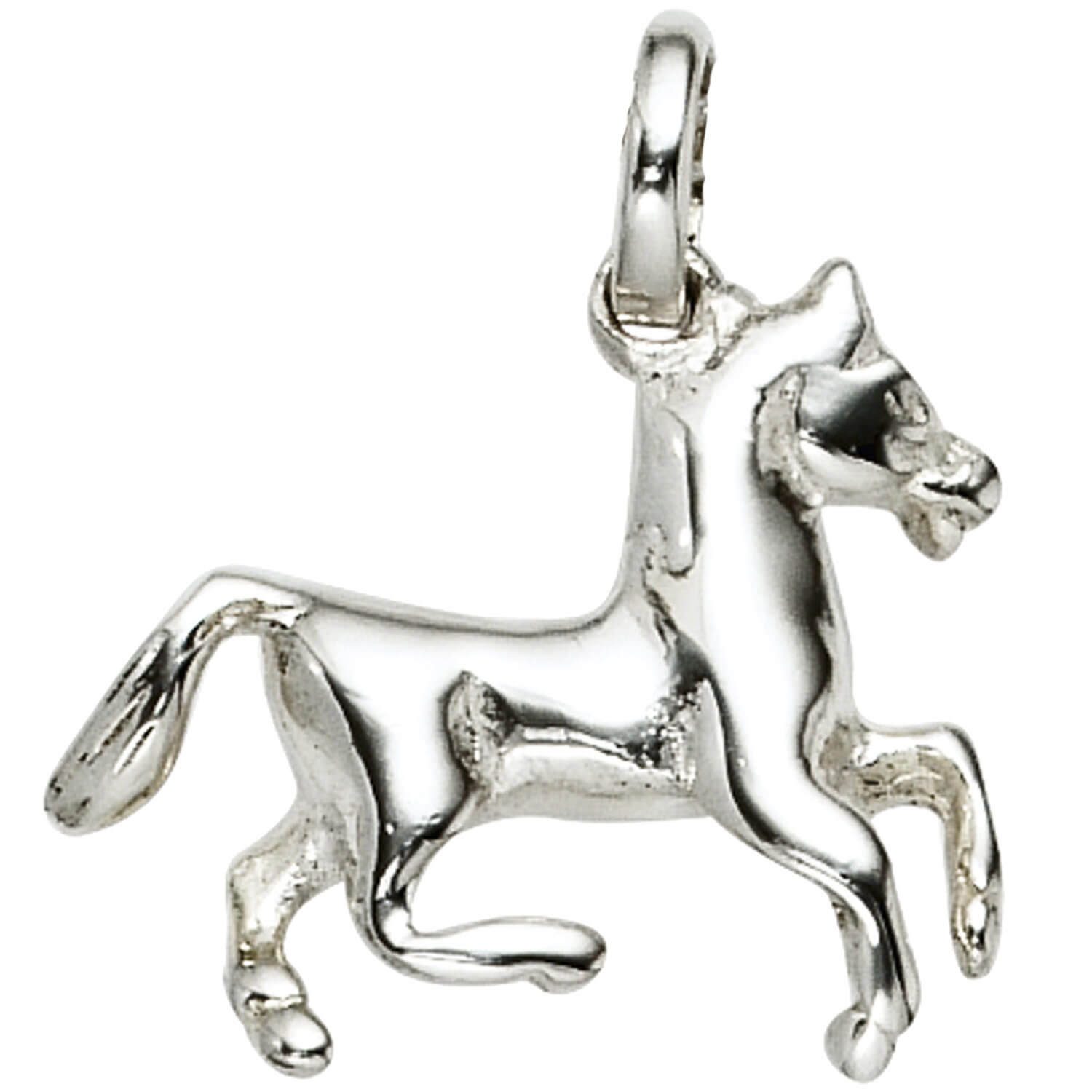 Kettenanhänger Anhänger Pferd aus 925 Sterlingsilber