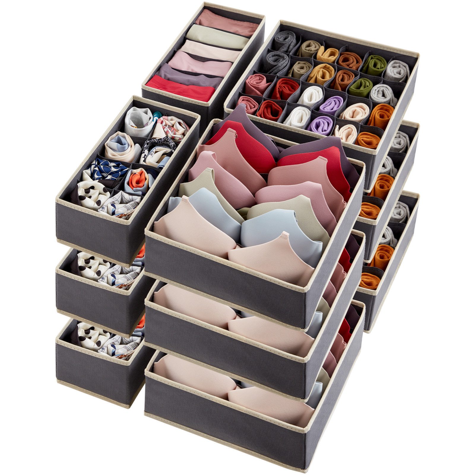 Lifewit Aufbewahrungsdose Schrank Schublade Organizer Teiler günstig online kaufen