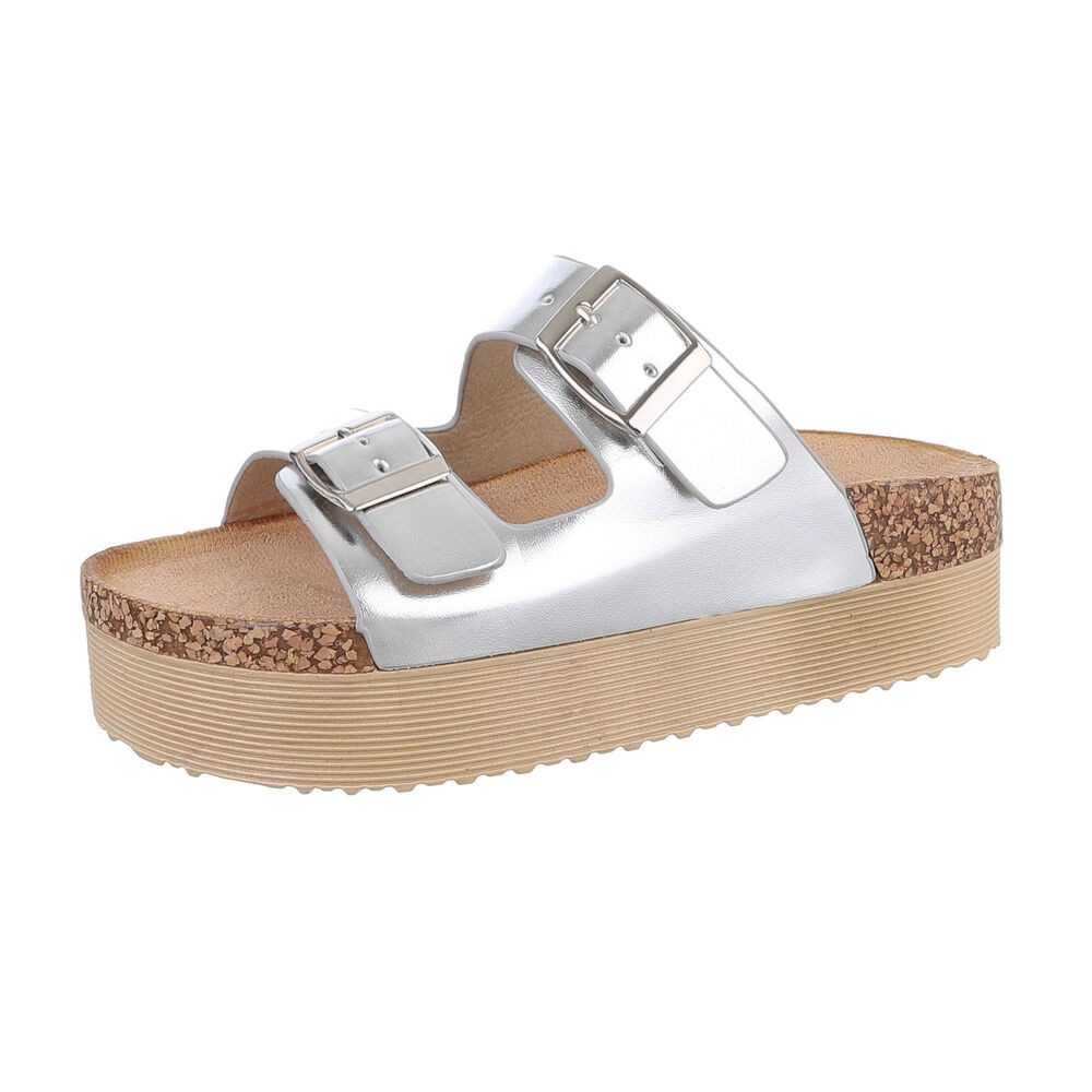 Ital-Design Damen Mules Freizeit Plateausandaletten (86706573) günstig online kaufen
