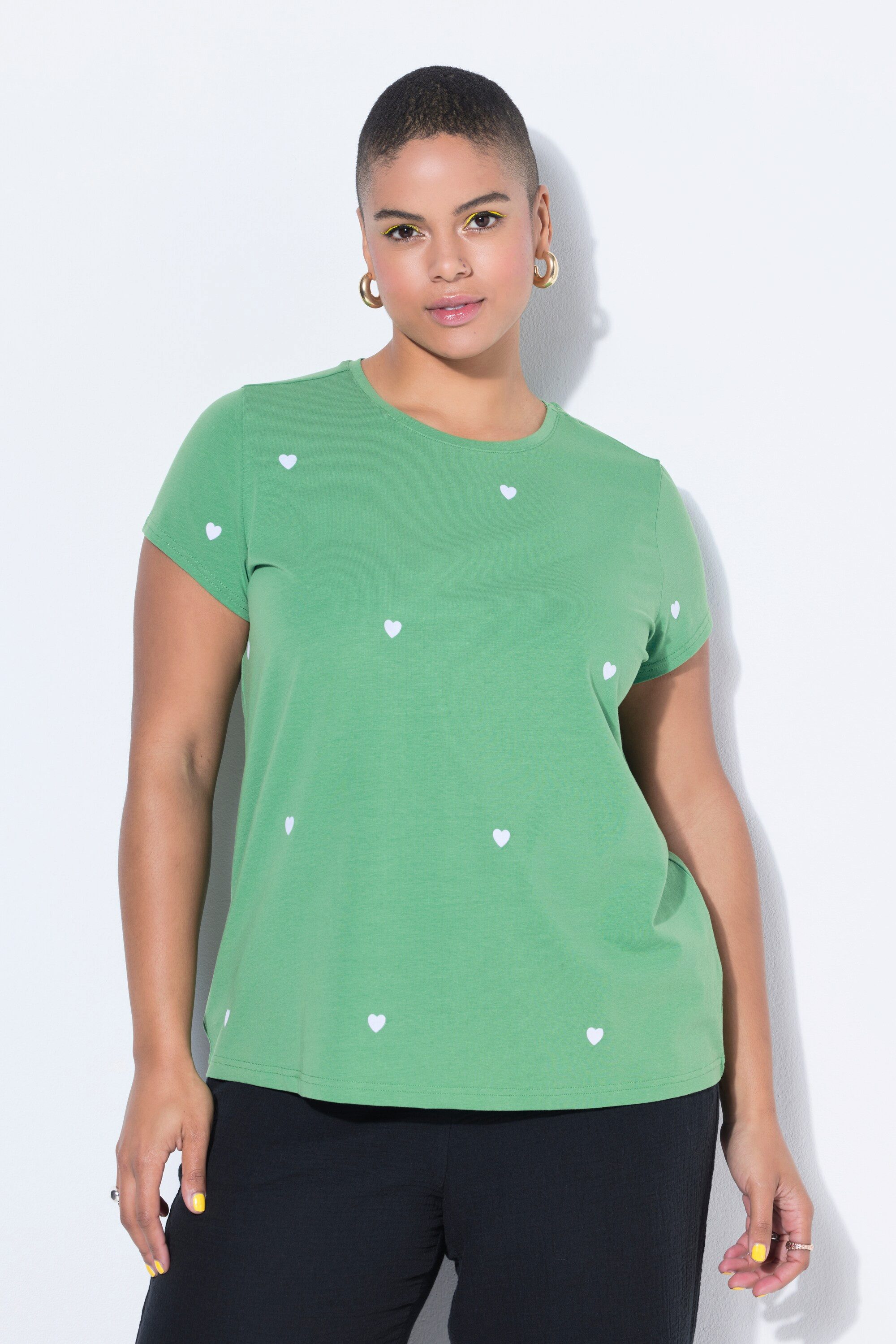 Studio Untold T-Shirt T-Shirt Rundhals Herzen günstig online kaufen