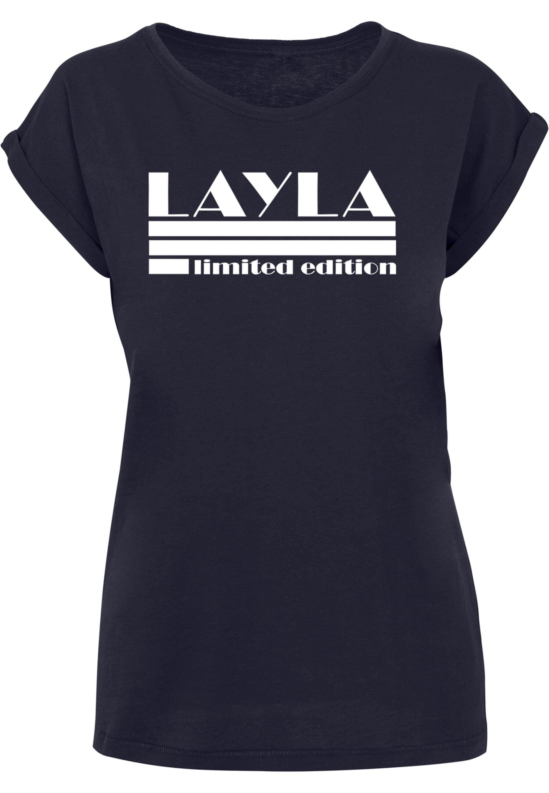 Merchcode T-Shirt Damen Edition (1-tlg) Layla X Limited Ladies T-Shirt 