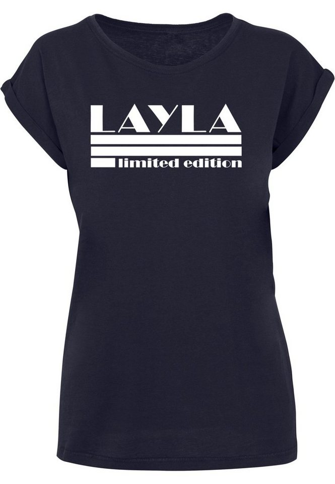 Merchcode T-Shirt Damen Ladies Layla - Limited Edition X T-Shirt (1-tlg)