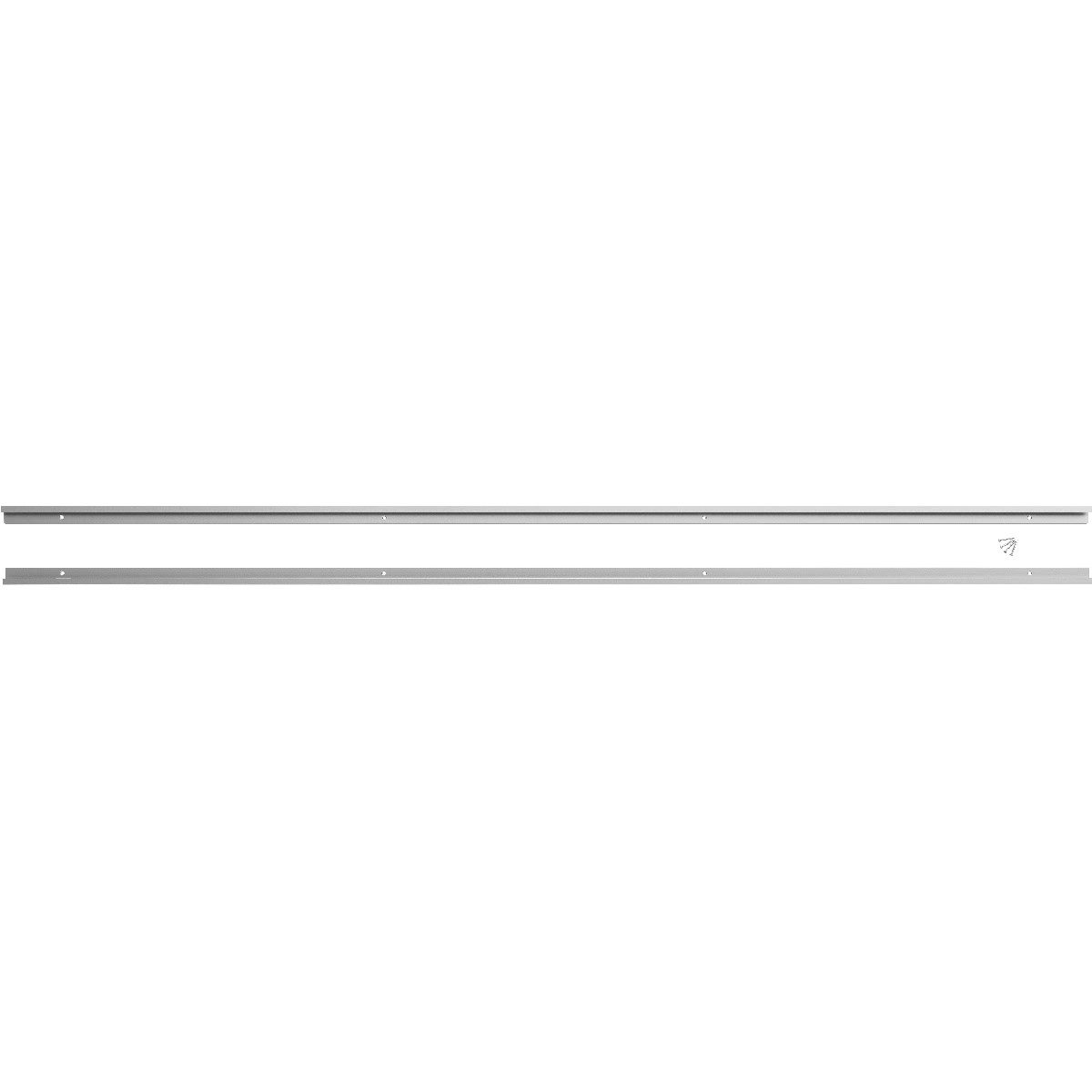 JALEMA Wandtafel Befestigungsprofile für T-Kartentafeln Aluminium 1512 mm