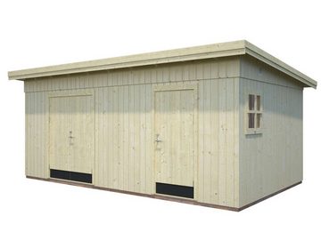 Palmako Gerätehaus Kalle 16,9 Holz Gartenhaus, BxT: 560x330 cm