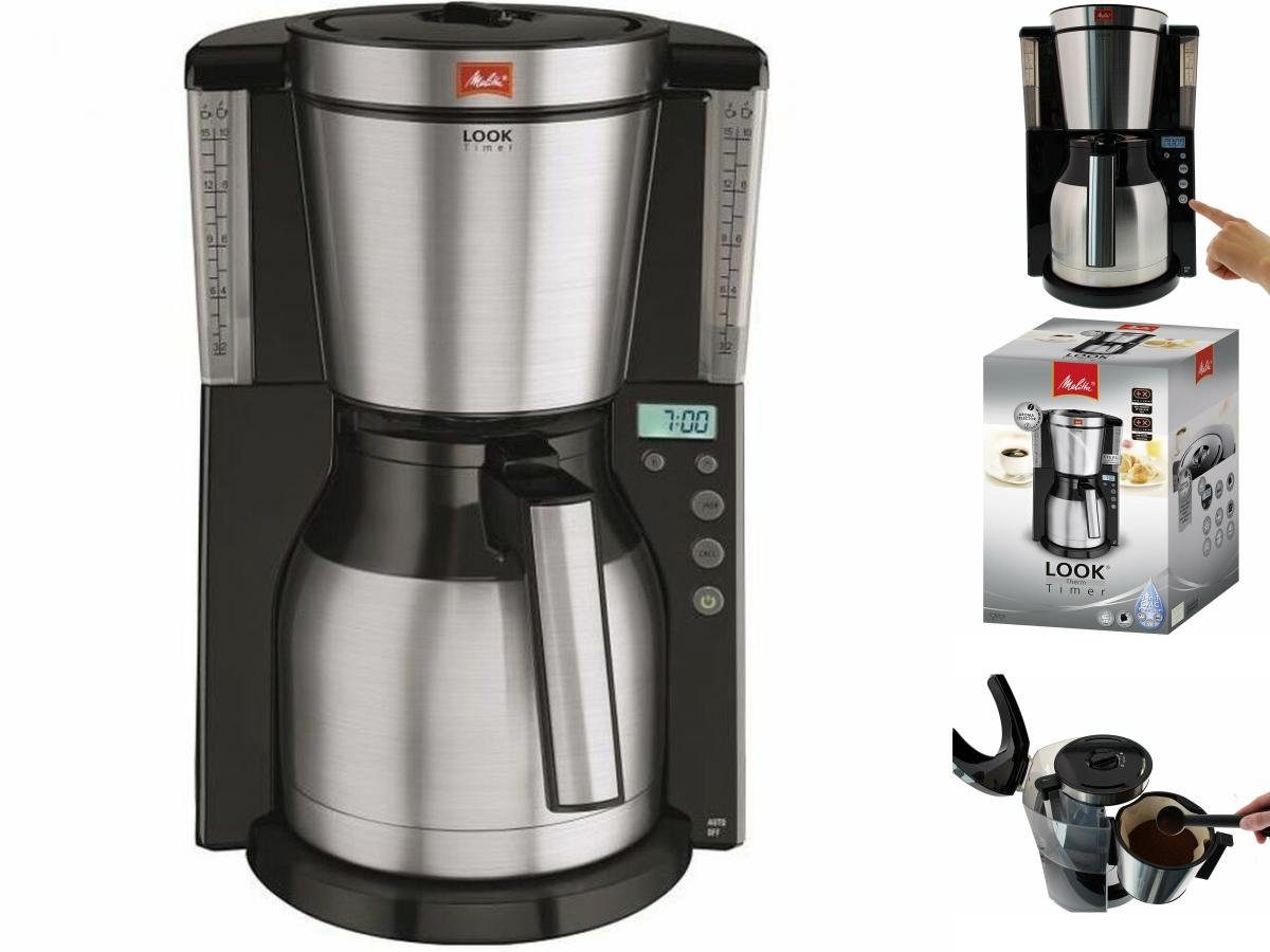 Melitta Kaffeevollautomat Melitta Filterkaffeemaschine 6738044 1000 W
