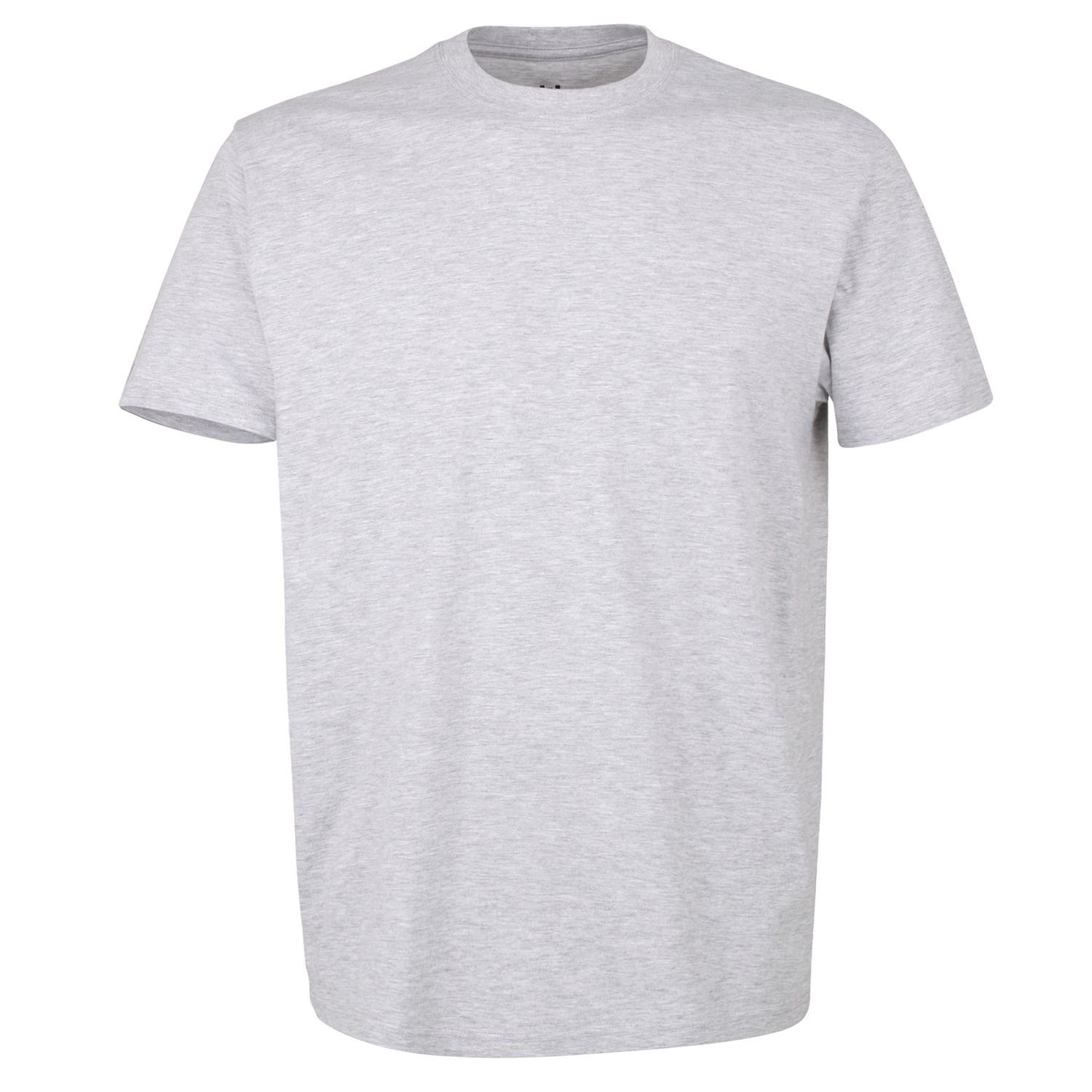 melange GÖTZBURG California Grau mit (4-tlg) Rundhals-Ausschnitt, Premium-Qualität T-Shirt