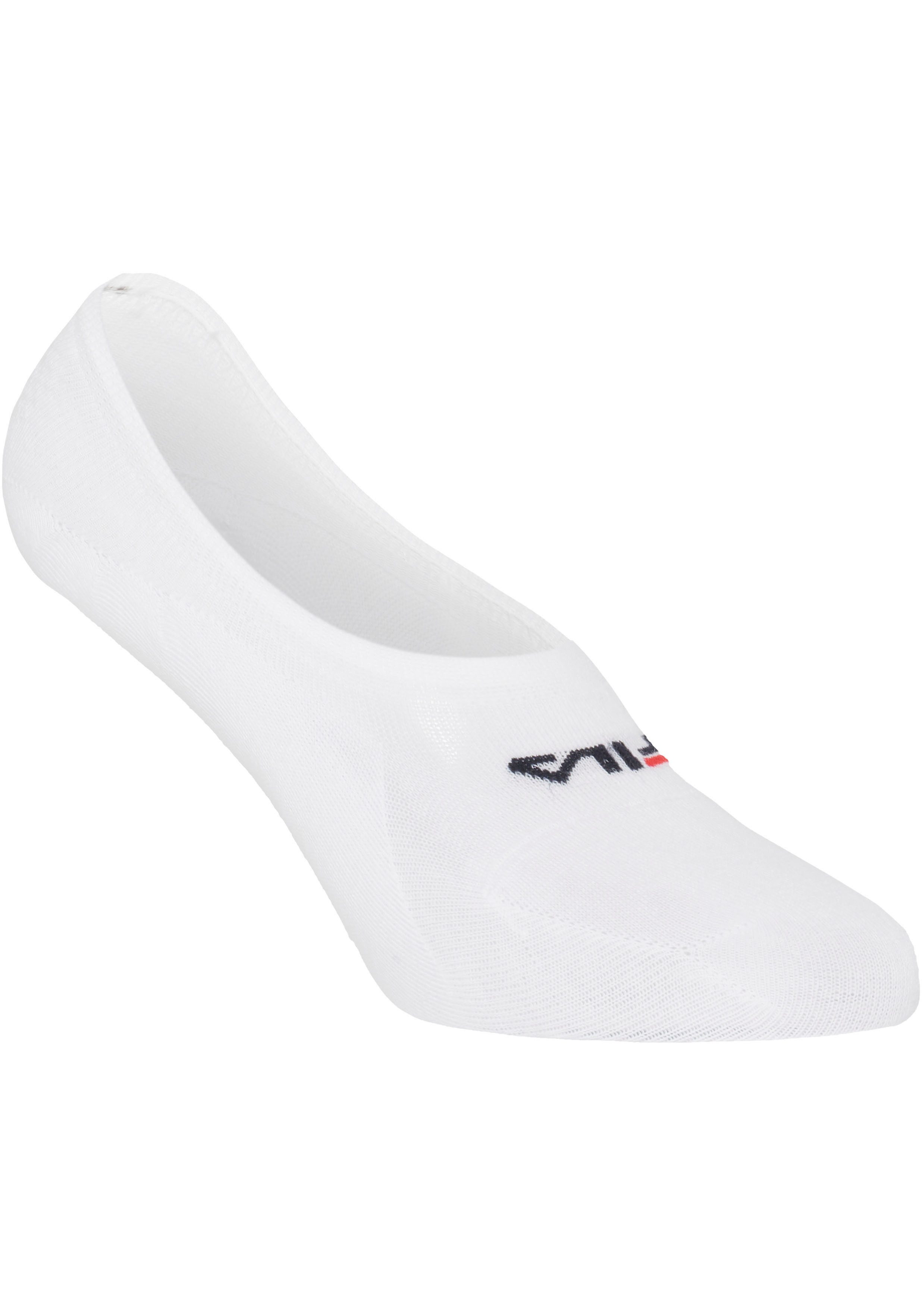 Fila Füßlinge UNISEX GHOST SOCKS (6 Paar) mit Logo-Schriftzug, Silikonstreifen an der Ferse für besseren Halt