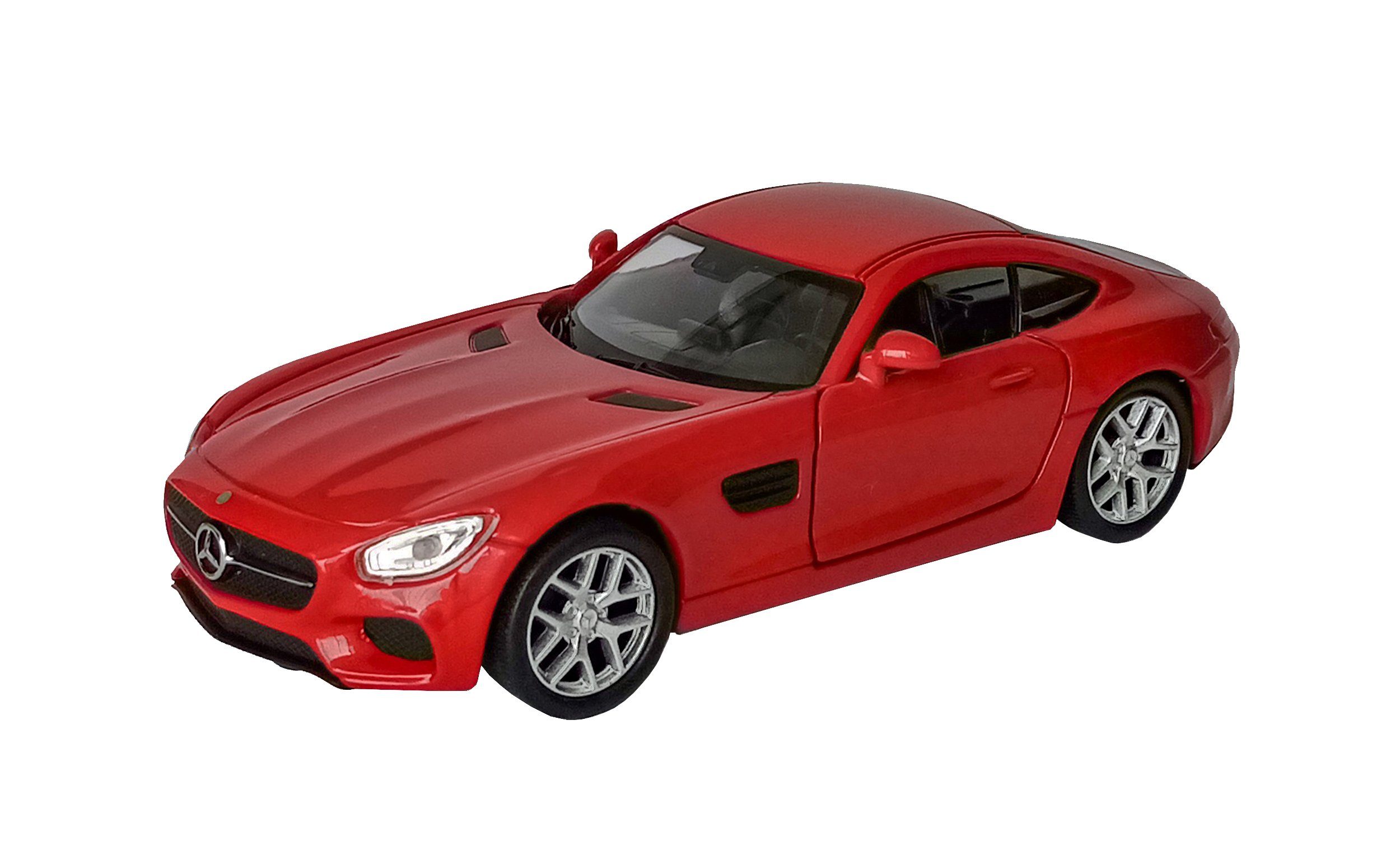 Welly Modellauto MERCEDES-AMG GT Modellauto Metall Modell Auto 03 (Dunkelrot-Metallic), Іграшкиauto Geschenk Welly
