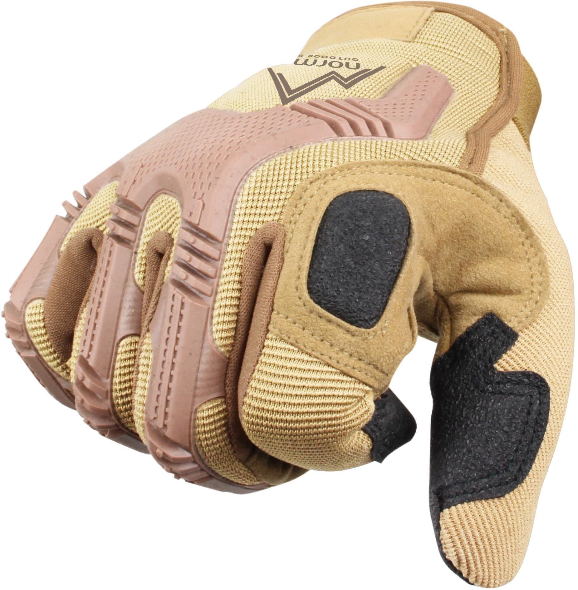 normani Multisporthandschuhe Fingerhandschuhe Outdoor Specialist GLOVES Motorrad Coyote Einsatzhandschuhe Taktische Militärische Handschuhe Sporthandschuhe ARMY Paintballhandschuhe