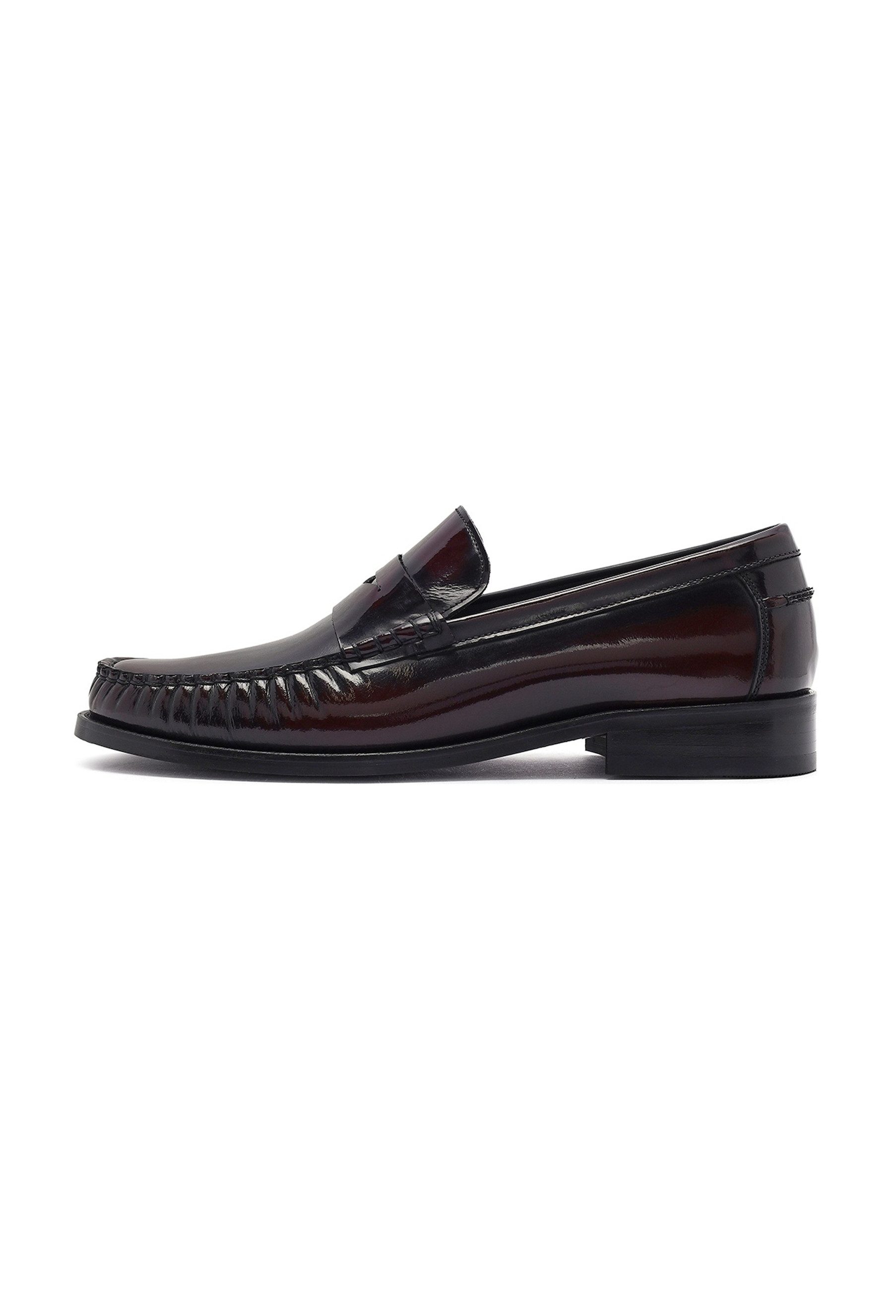 Derimod Klassische Loafer aus Leder Loafer Echtleder, Lederfutter, Slip-On Design, Zeitloser Stil