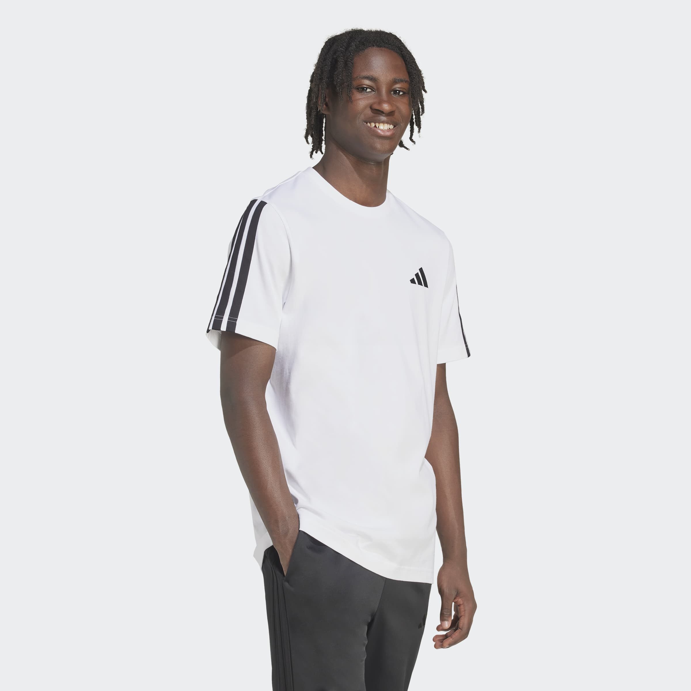 adidas Sportswear T-Shirt 3-STREIFEN günstig online kaufen