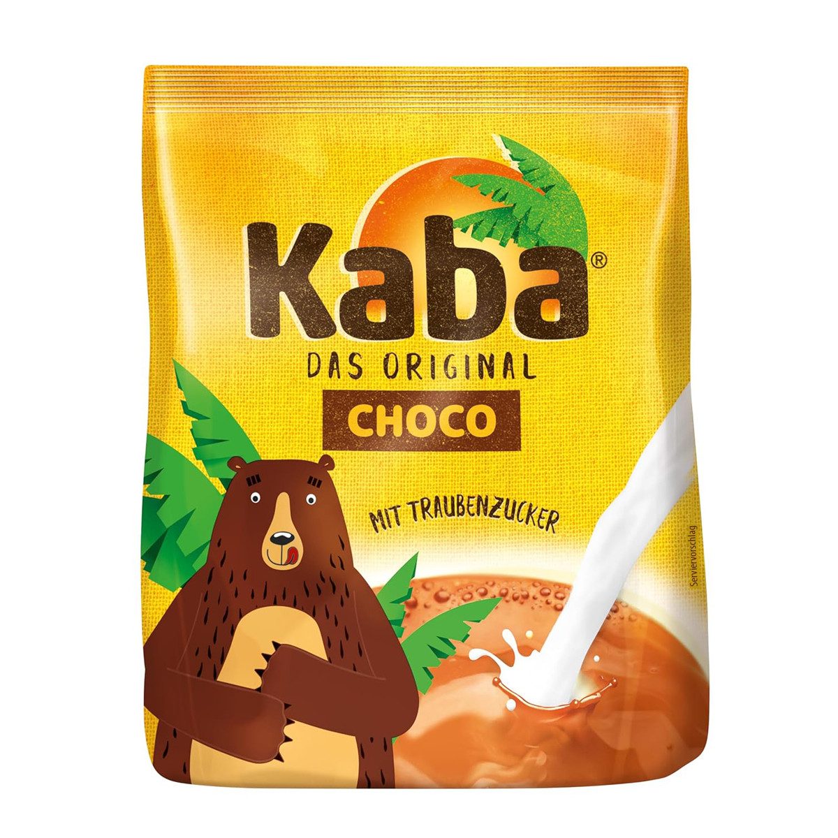 Kaba Kakao, Kaba das Original Kakao mit Traubenzucker Nachfüllbeutel 400g