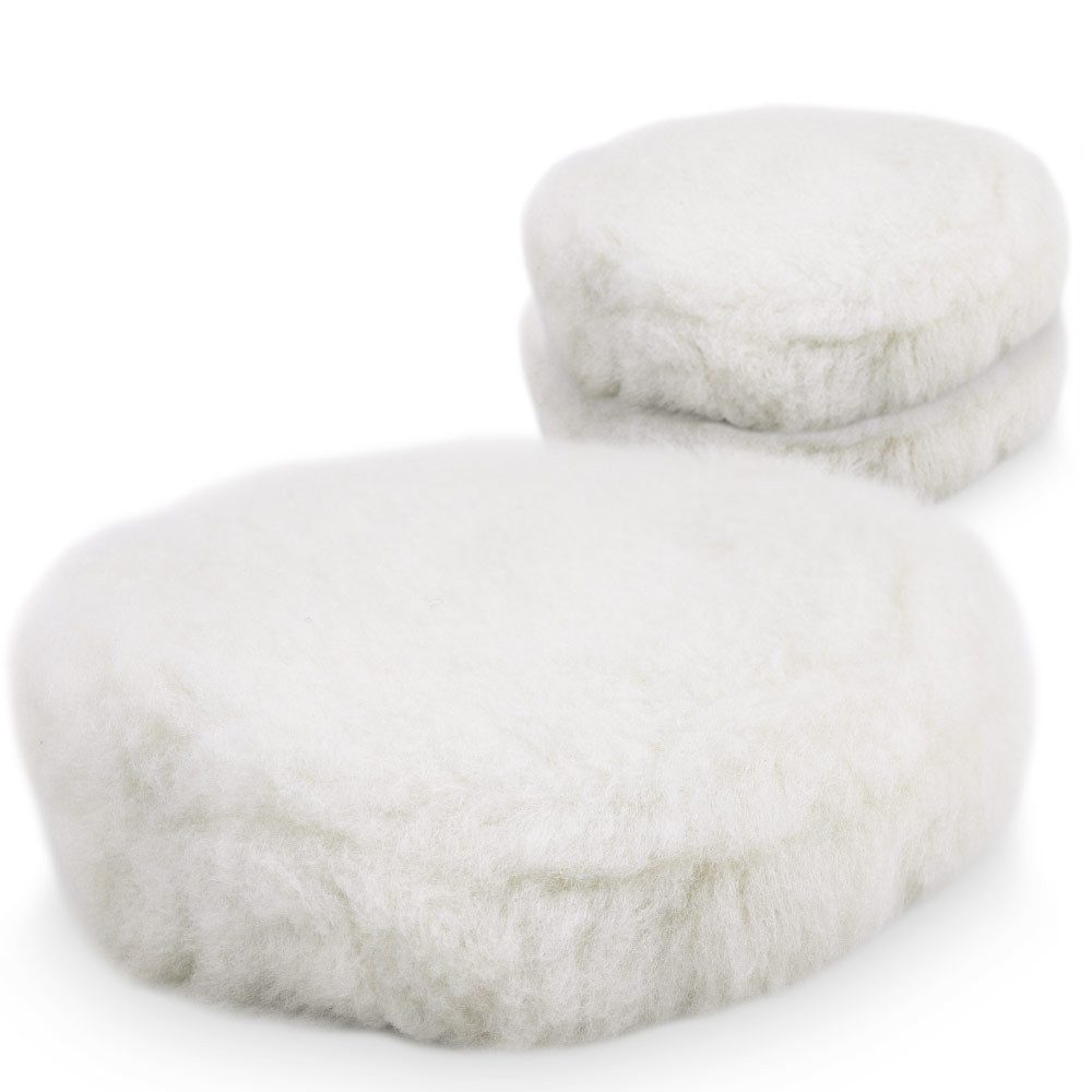 Bituxx Polierpad SPARSET Polierzubehör: 3x 180mm Wollhaube