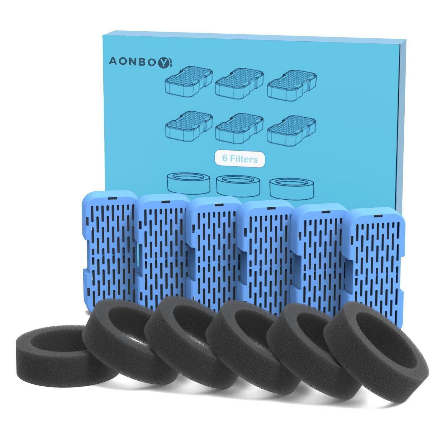 LuxusKollektion Trinkbrunnen Katzenbrunnen Filter Set 12tlg