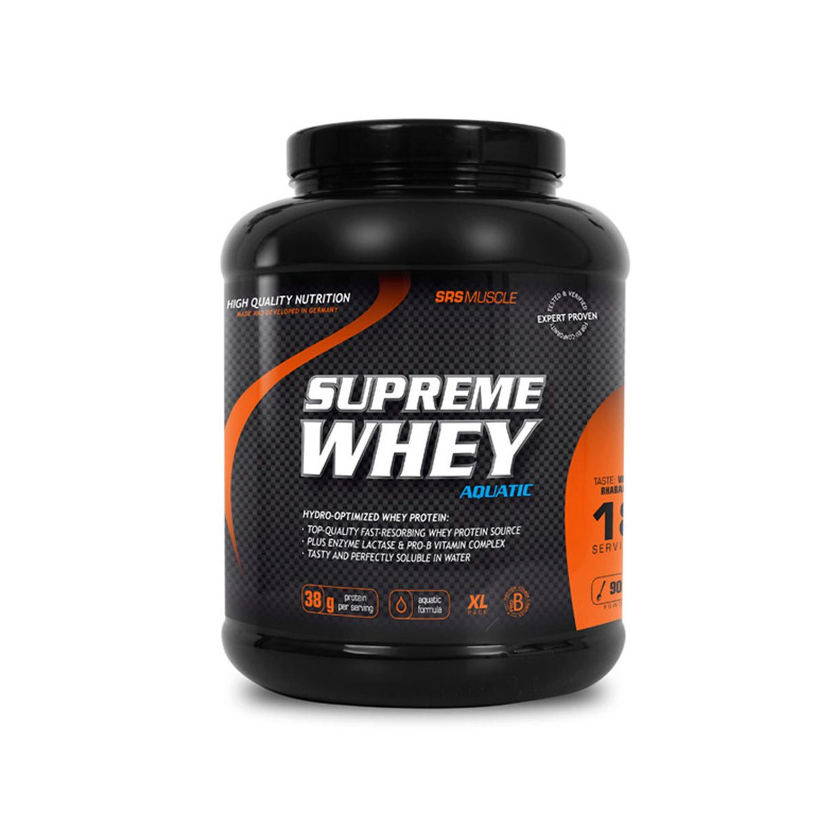 SRS International SRS Muscle Supreme Whey Casein Protein Pulver, 1 er 1900 g