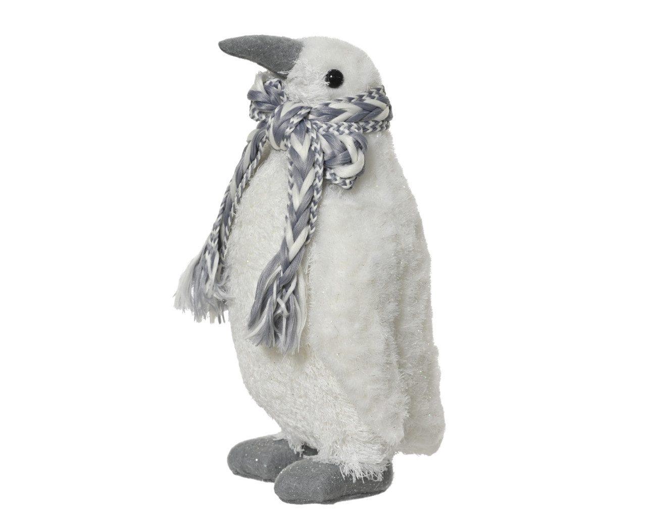 Kaemingk Dekofigur Decoris Dekofigur Pinguin 19 x 12 cm weiß-grau