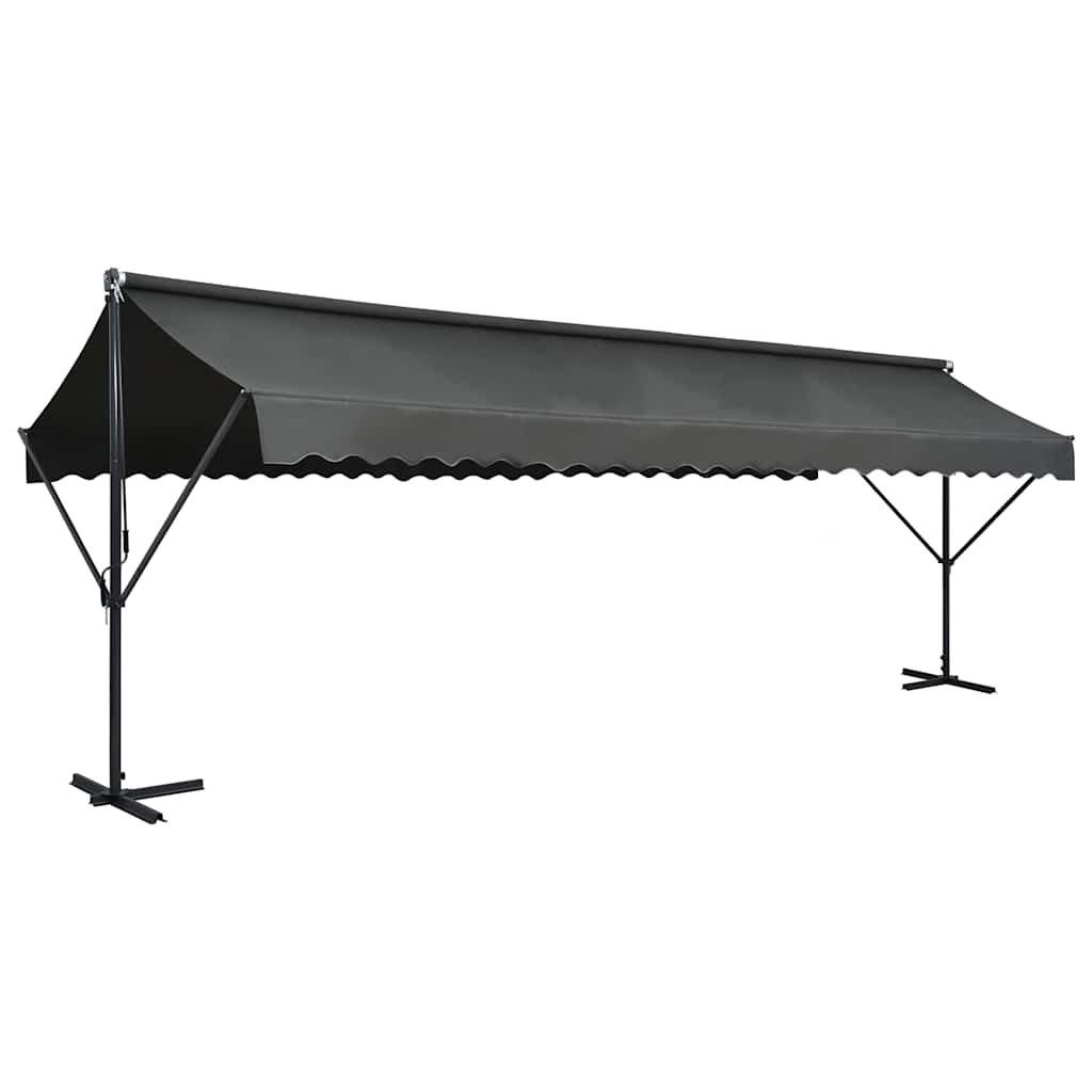vidaXL Markise vidaXL Freistehende Markise 600x300 cm Anthrazit