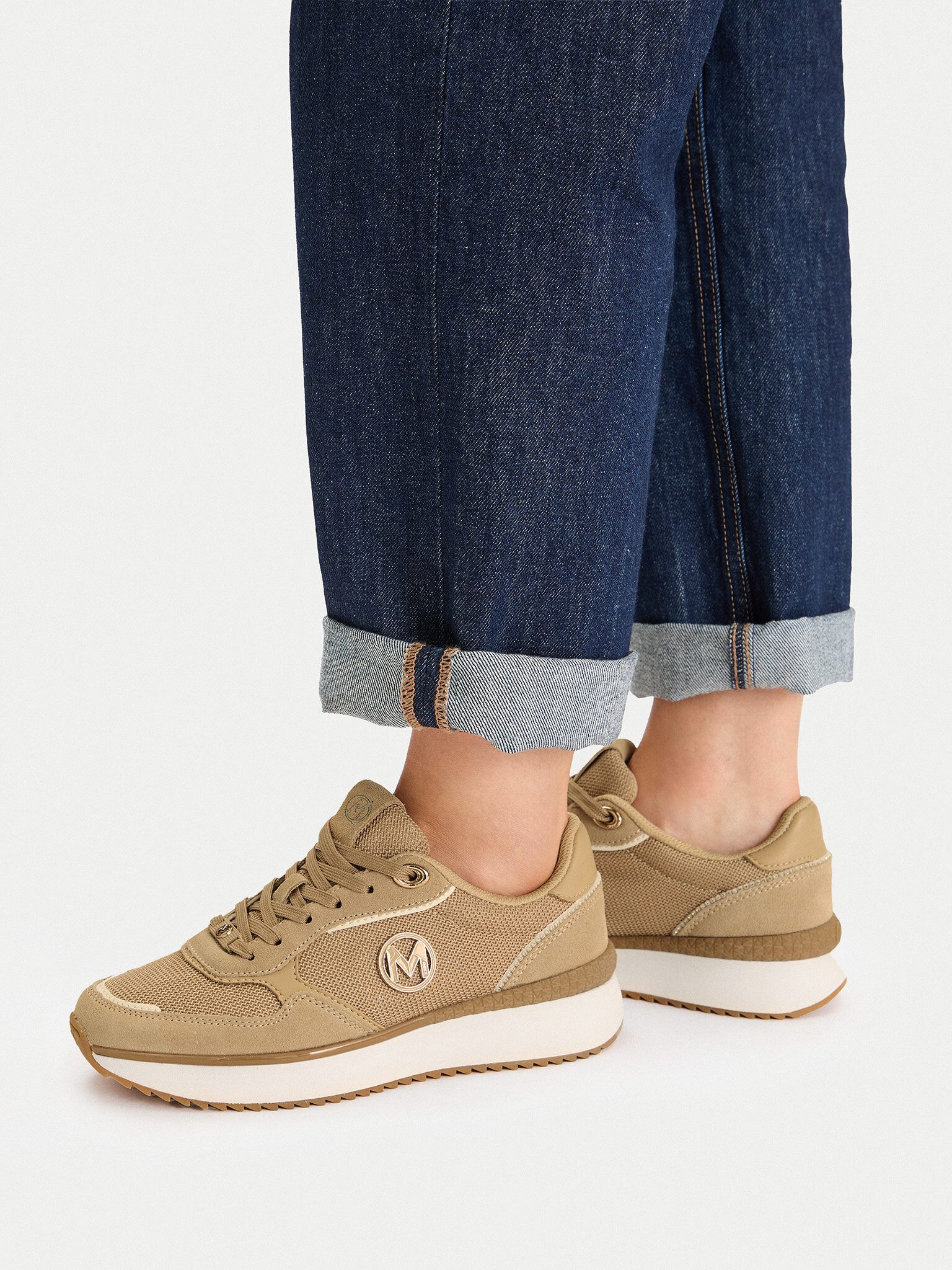 Mexx Mexx Damen-Sneaker Beige MEXX-EO-MI001011461W Beige Sneaker