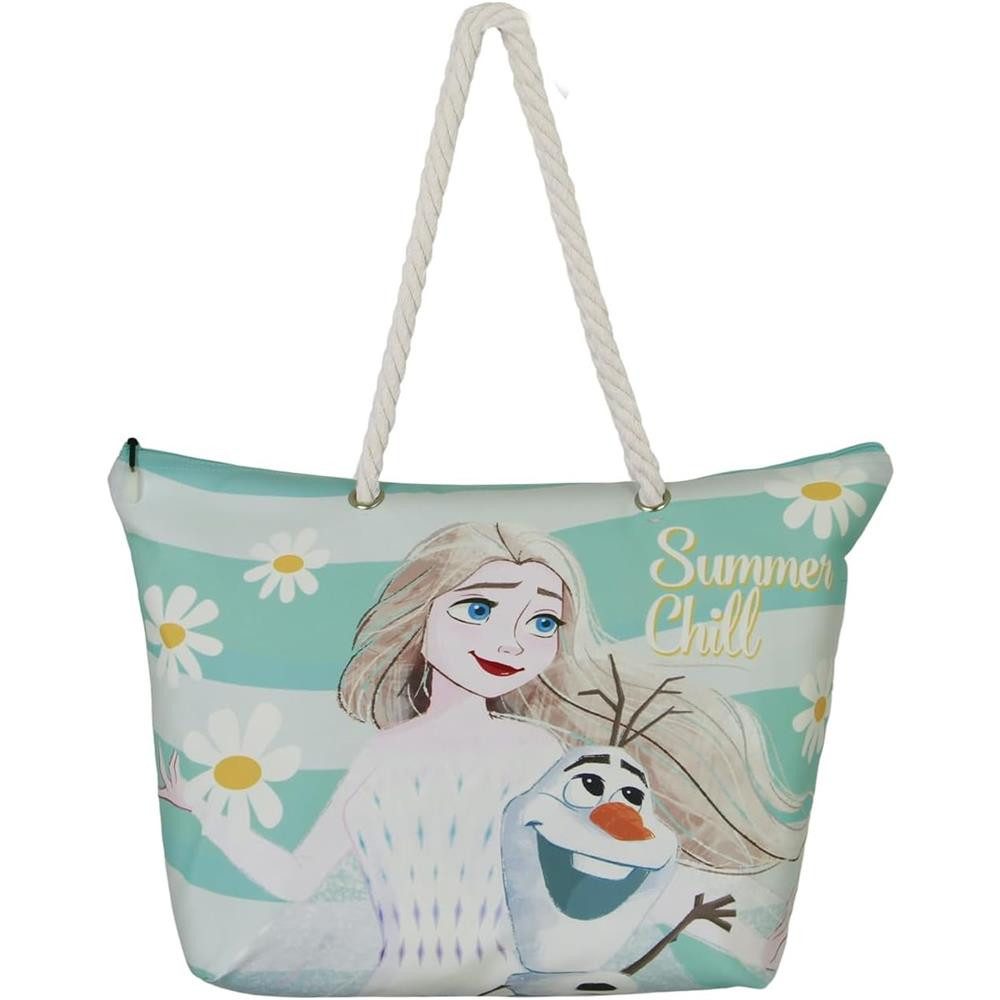 Karactermania Strandtasche Disney Die Eiskönigin 2 Chill Frozen Soleil Tragetasche Tasche, große Henkel