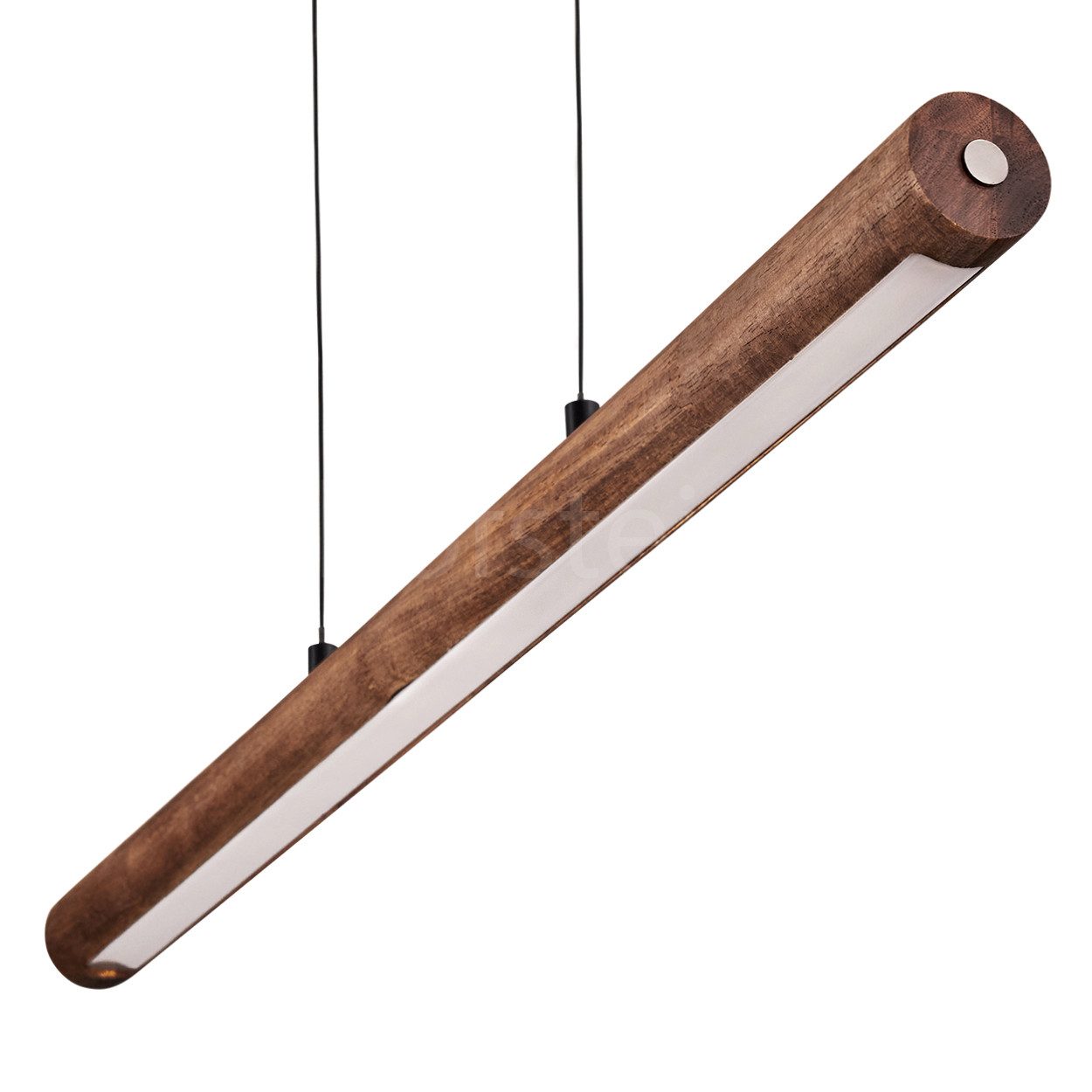 hofstein Pendelleuchte dimmbare Hängelampe aus Metall/Holz/Kunststoff günstig online kaufen