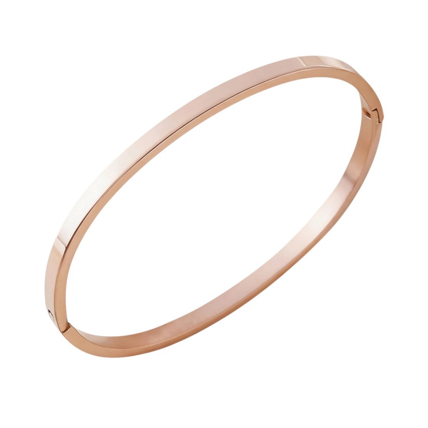 KARMA Armreif aus Edelstahl – Eleganter Scharnier-Bangle Armband (Geschenki günstig online kaufen