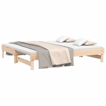 furnicato Bett Tagesbett Ausziehbar 2x(90x190) cm Massivholz Kiefer
