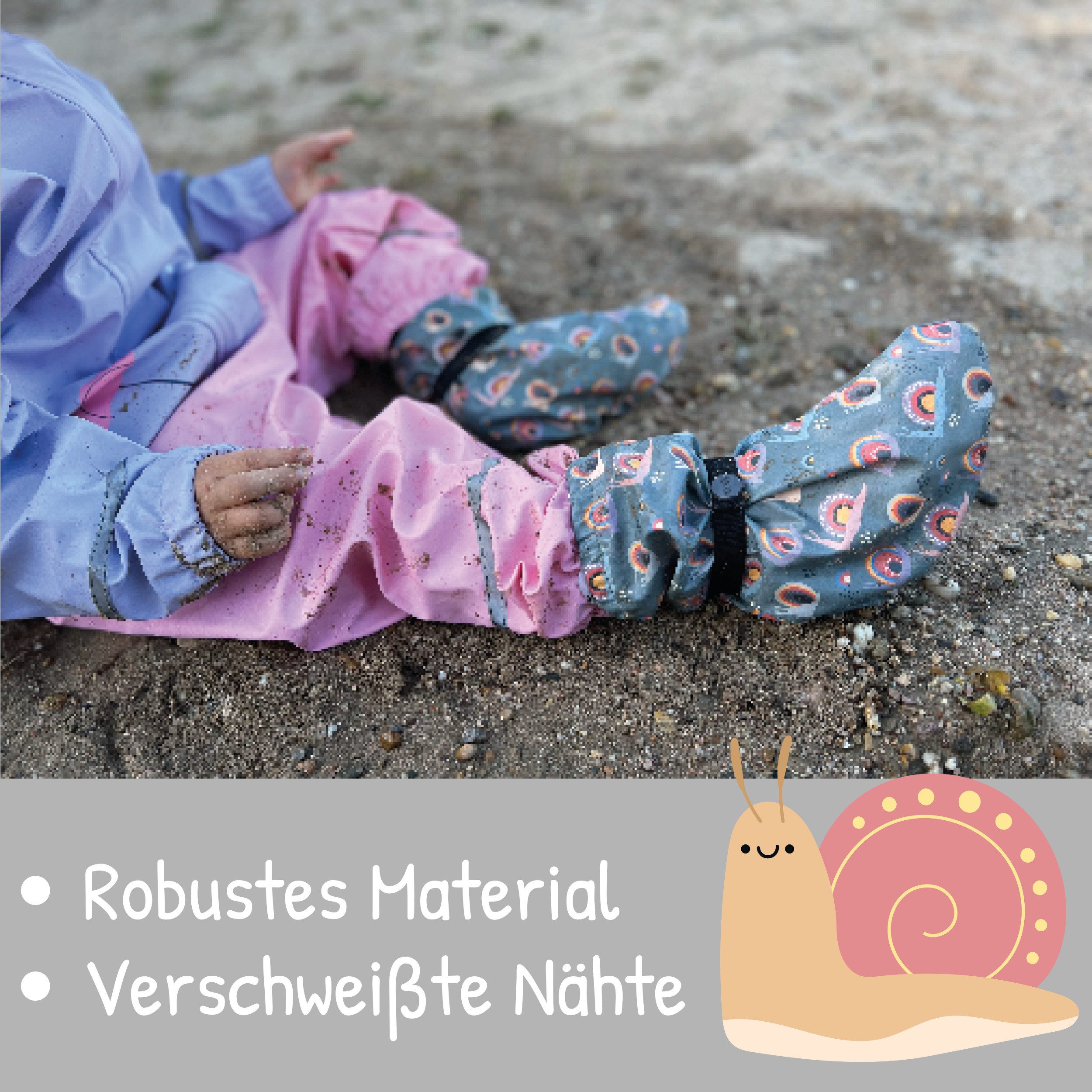 HECKBO Baby Füßlinge wasserdicht mit Vlies Futter verschiedene Motive Babystiefel – Bild 4 von 4