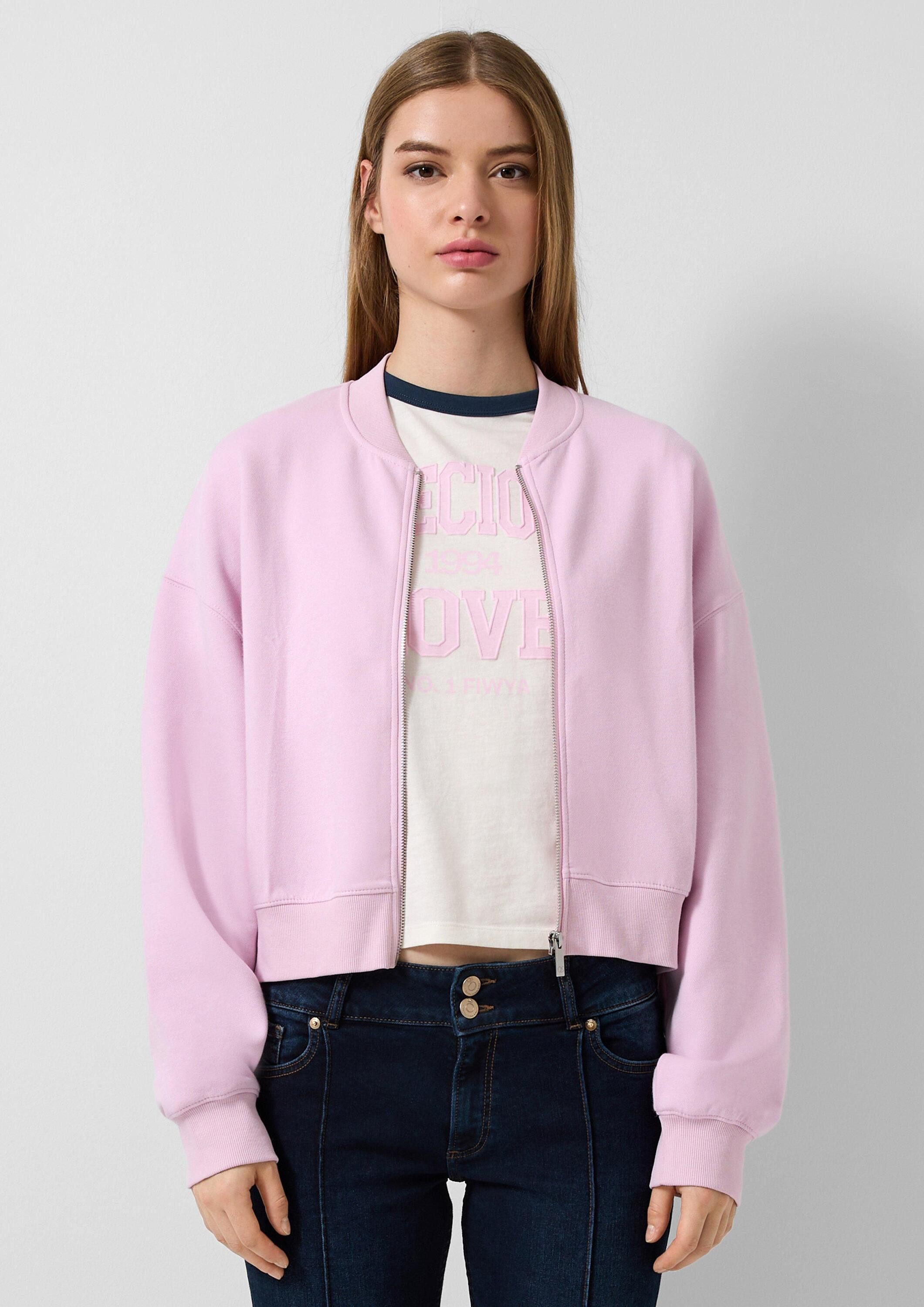 QS Sweatjacke Sweatshirt Sweat-Blouson