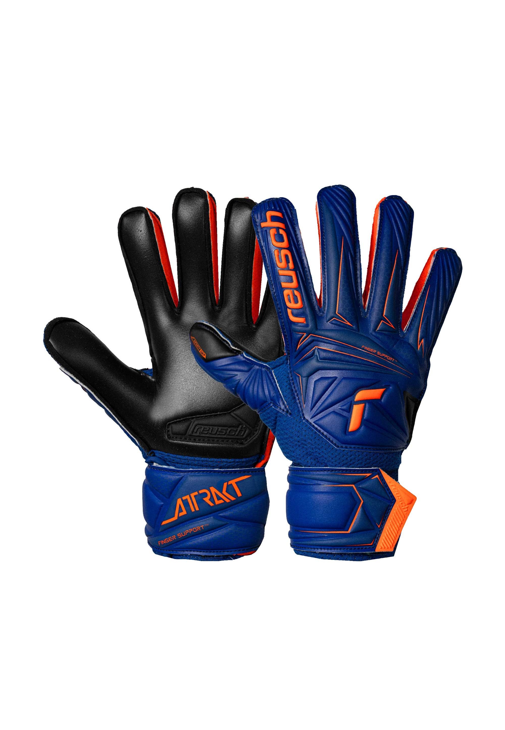 Reusch Torwarthandschuhe Attrakt Infinity Finger Support Junior mit integriertem Fingersupport-System