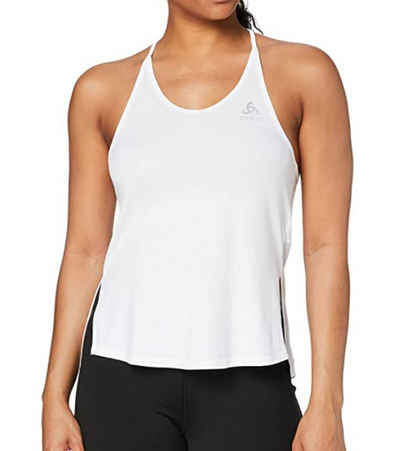 Odlo Tanktop »odlo Zeroweight Sport-Shirt bequemes Damen Träger-Top mit Ceramicool-Technologie Fitness-Shirt Weiß«