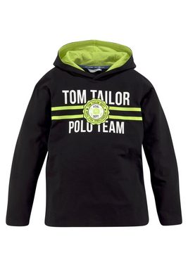 TOM TAILOR Polo Team Kapuzenshirt »Kapuze mit Kontrastfutter«
