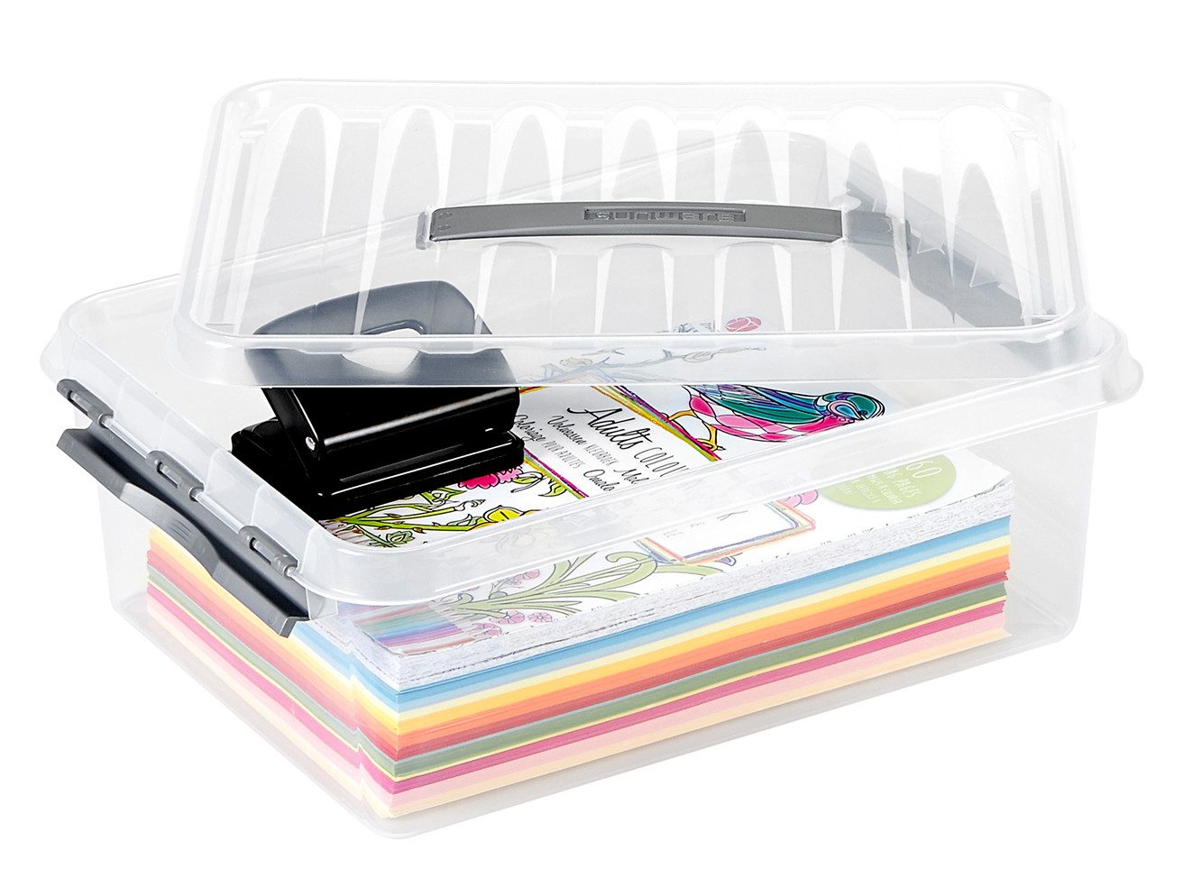 Sunware Aufbewahrungsbox Q-Line Box transparent 12 Ltr., Zur Aufbewahrung von Lebensmitteln geeignet